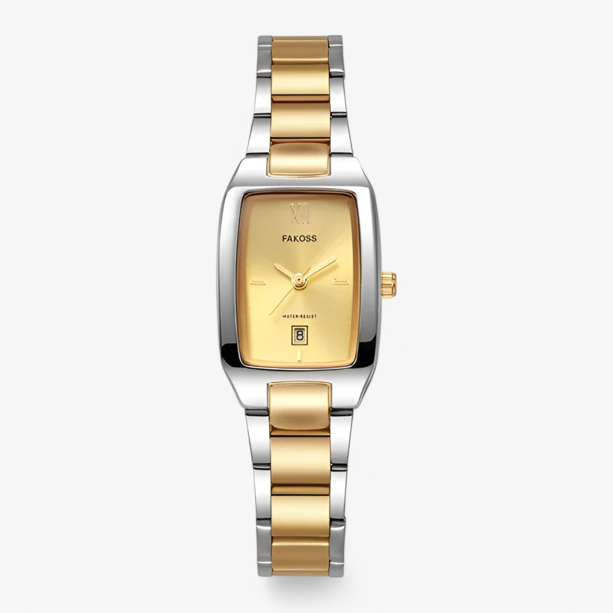 Orologio da donna al quarzo con quadrante quadrato - oro bianca oro - donna orologio orologio donna quadrante quadrato quarzo watches women watch - Concept Palermo