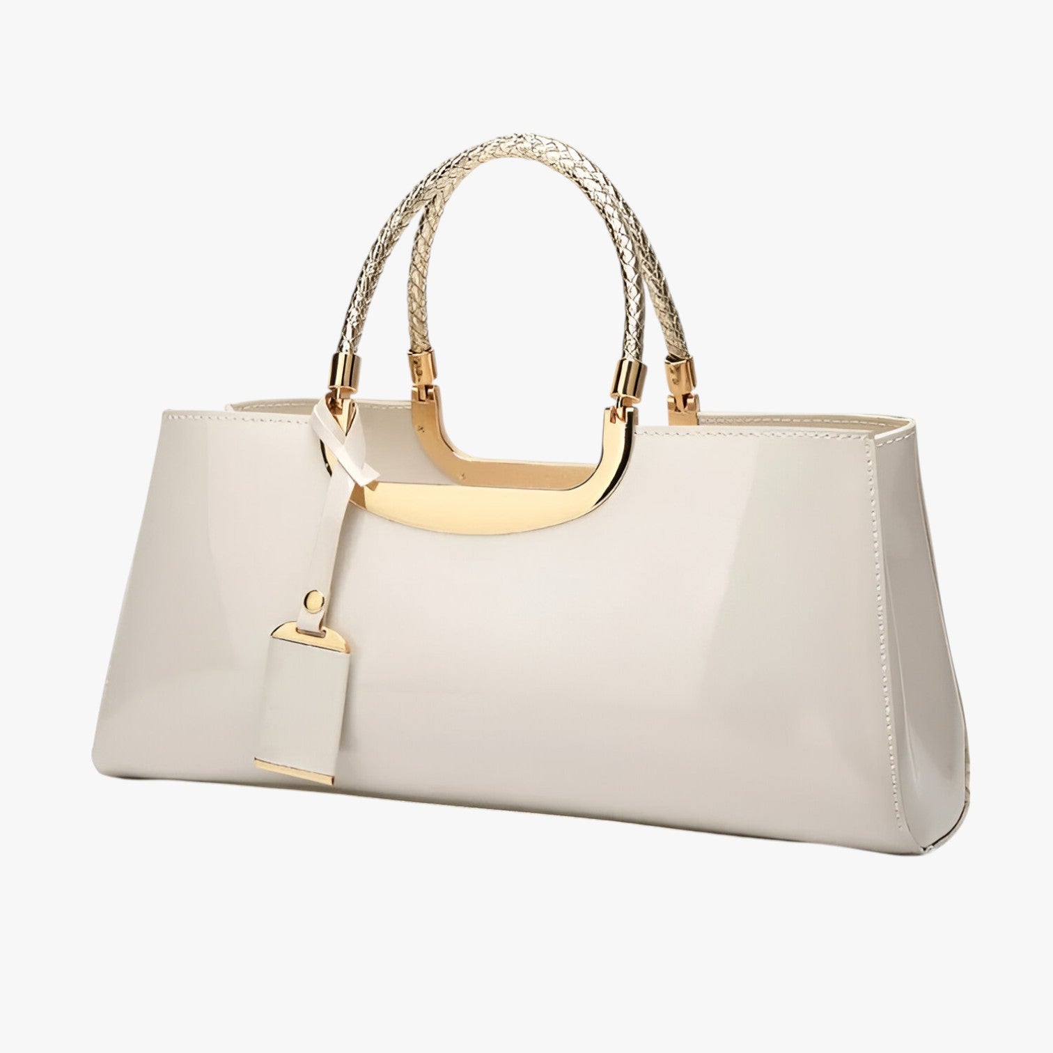 Borsa a Spalla Donna in Vera Pelle Leggera, Elegante e Versatile - Bianco - bag Bags borsa borsa pelle donna handbags leggera pelle spalla women bags Women's handbags - Concept Palermo