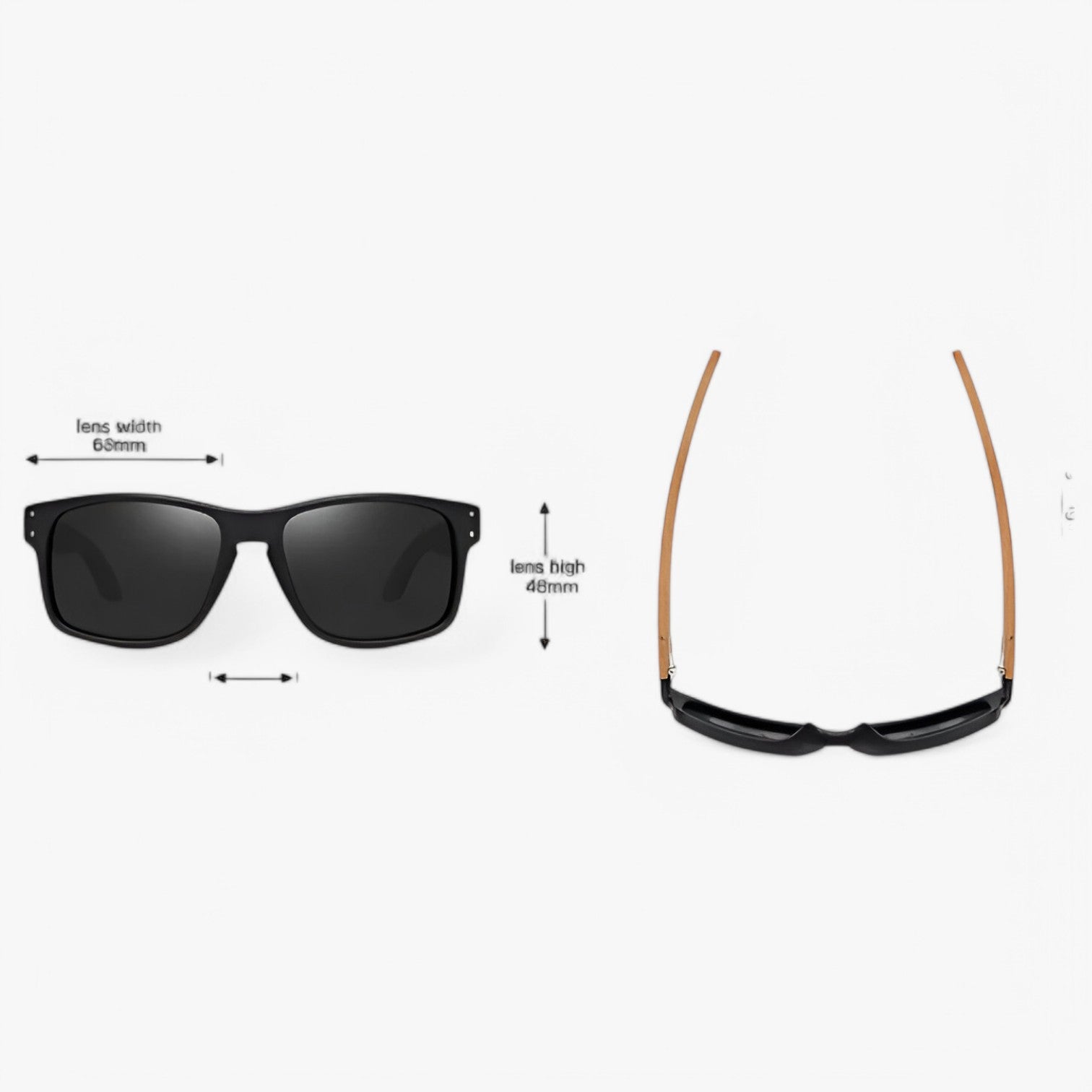Midnite Star Occhiali da sole in legno – Protezione UV per uomini - - legno mens sunglasses midnite midnite star occhiali protezione sole star sunglasses - Concept Palermo