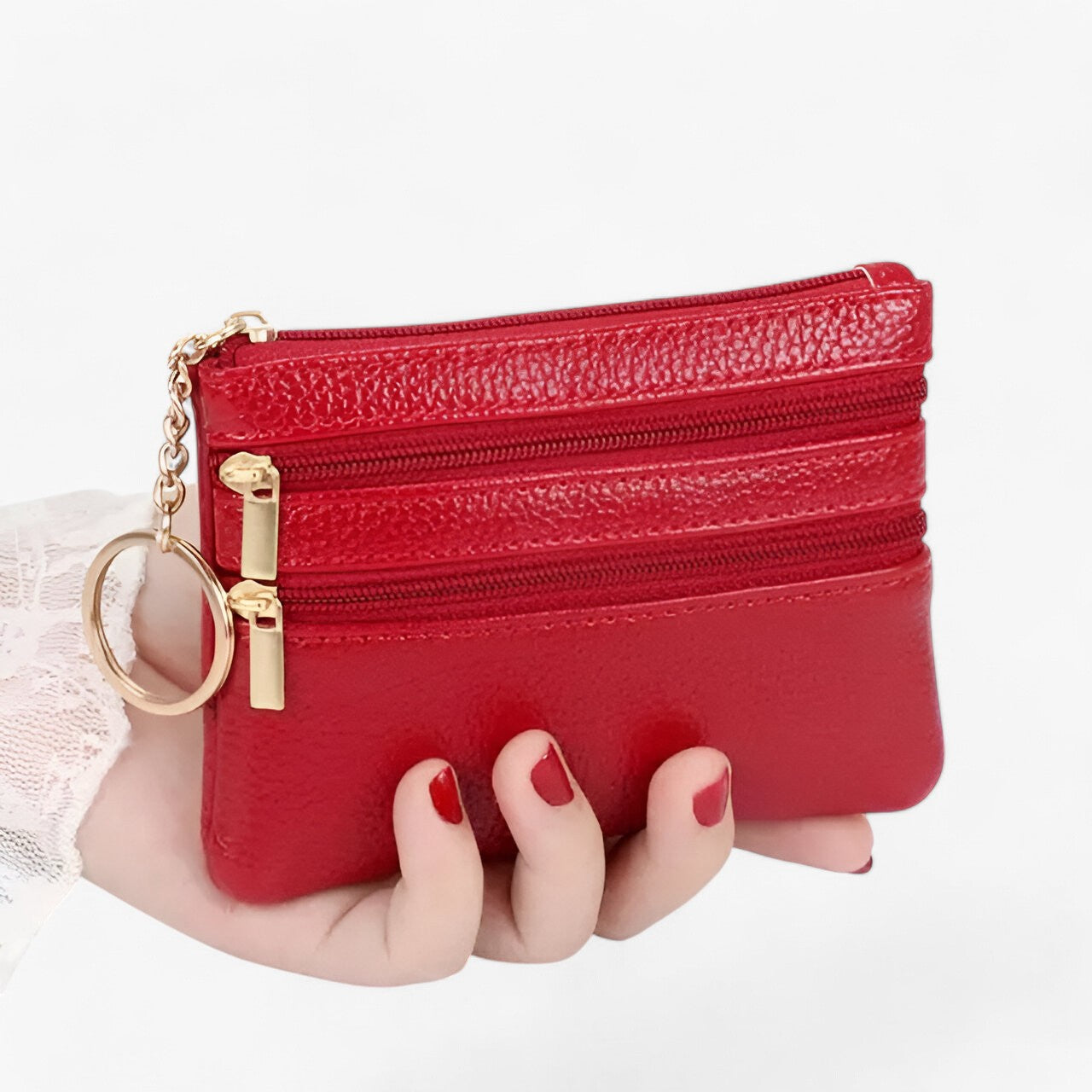 Portafoglio Donna 3 Zip – Stile e Praticità - - donna portafoglio portafoglio donna praticità stile wallet wallets womens wallet - Concept Palermo