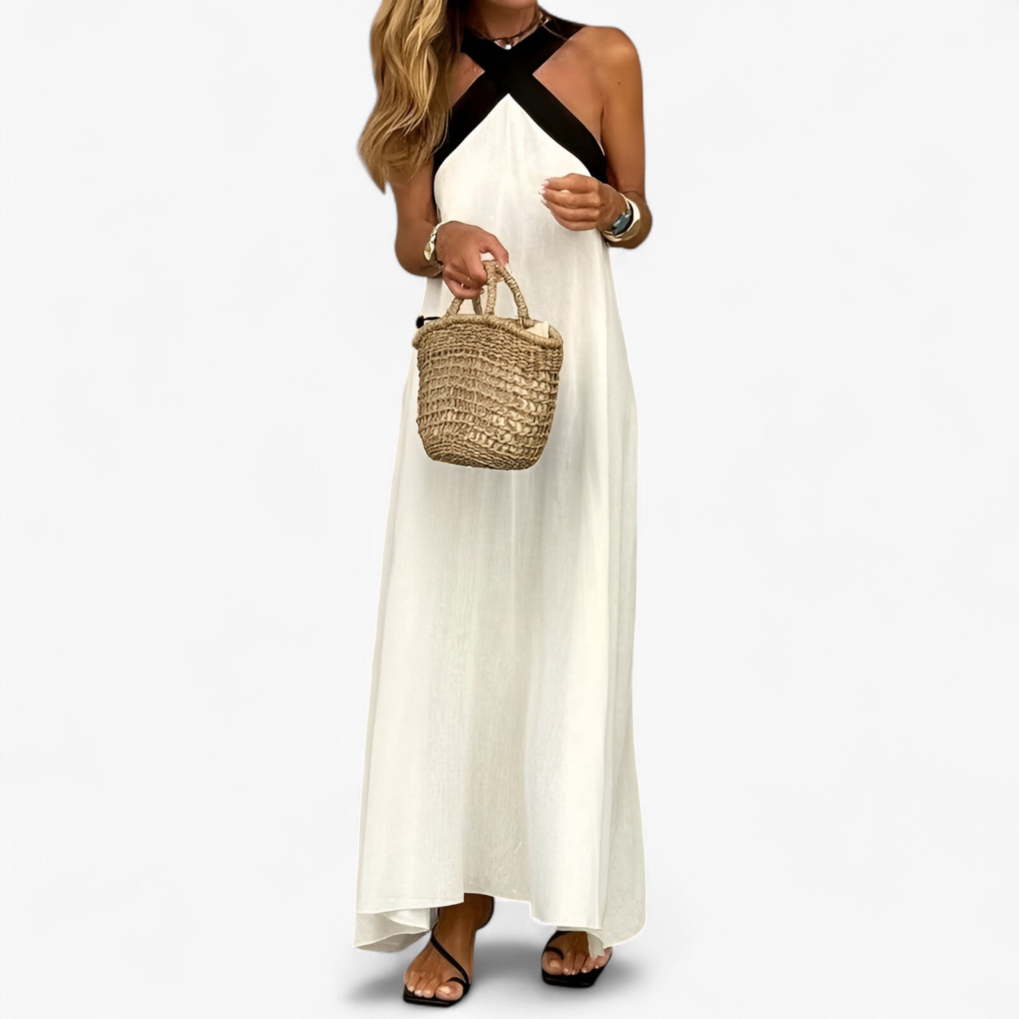 Abito con scollo all'americana intramontabile Donna Bordeaux Donna - - abito abito scollo americana bordeaux casual dresses donna dresses intramontabile moda mujer ropa scollo spring summer - Concept Palermo