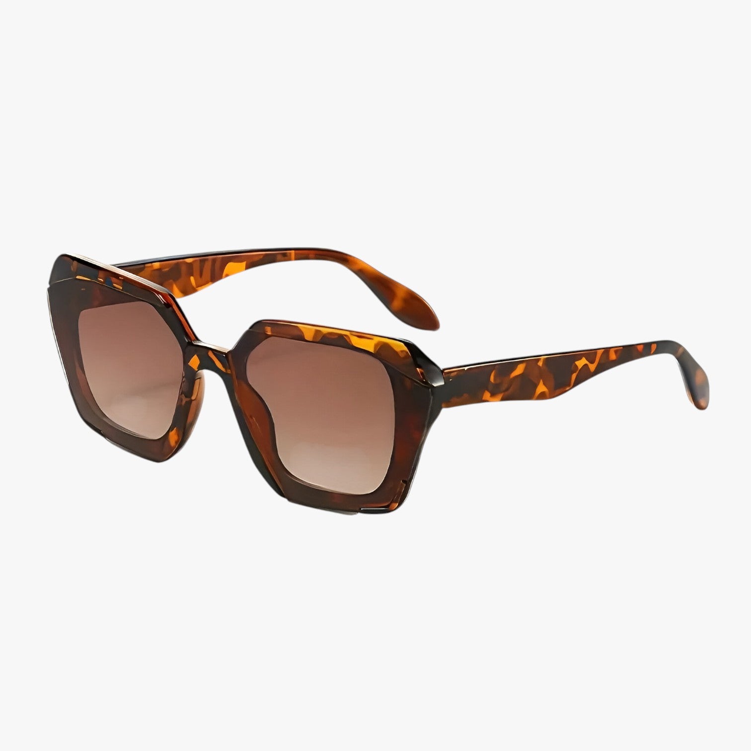 Occhiali da sole quadrati sfumati da donna - Leopardo - donna Fashion Sunglasses occhiali occhiali sole polarized sunglasses women quadrati sfumati sole sunglasses sunglasses for women - Concept Palermo