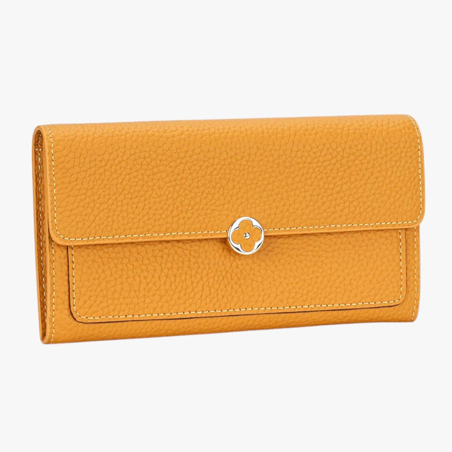 Portafoglio da donna in vera pelle, eleganza e funzionalità - Giallo - donna eleganza funzionalità pelle portafoglio portafoglio donna vera wallet wallets womens wallet - Concept Palermo