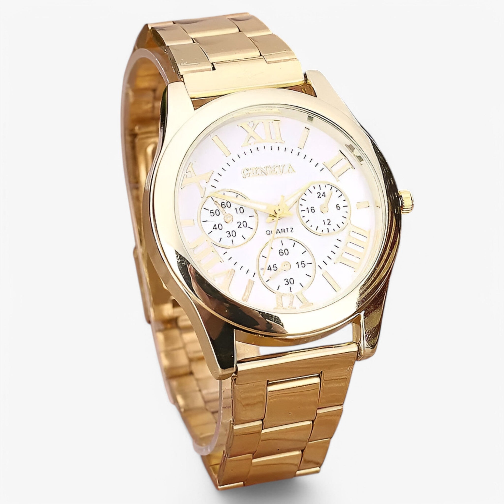 Orologio casual da uomo in acciaio con 3 quadranti - Bianco - acciaio casual female watch orologio orologio casual quadranti uomo watch for women watches - Concept Palermo