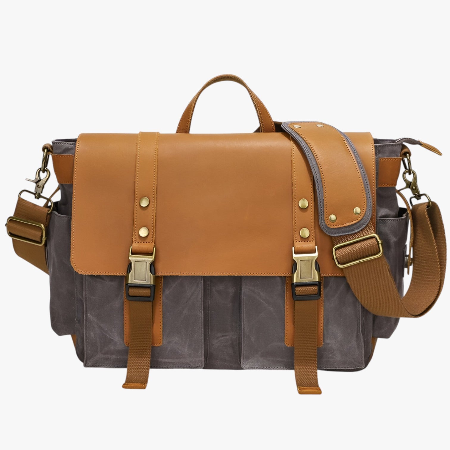 Borsa Messenger in Pelle Vintage - - Bags borsa borsa messenger men bag mens bag messenger pelle vintage - Concept Palermo