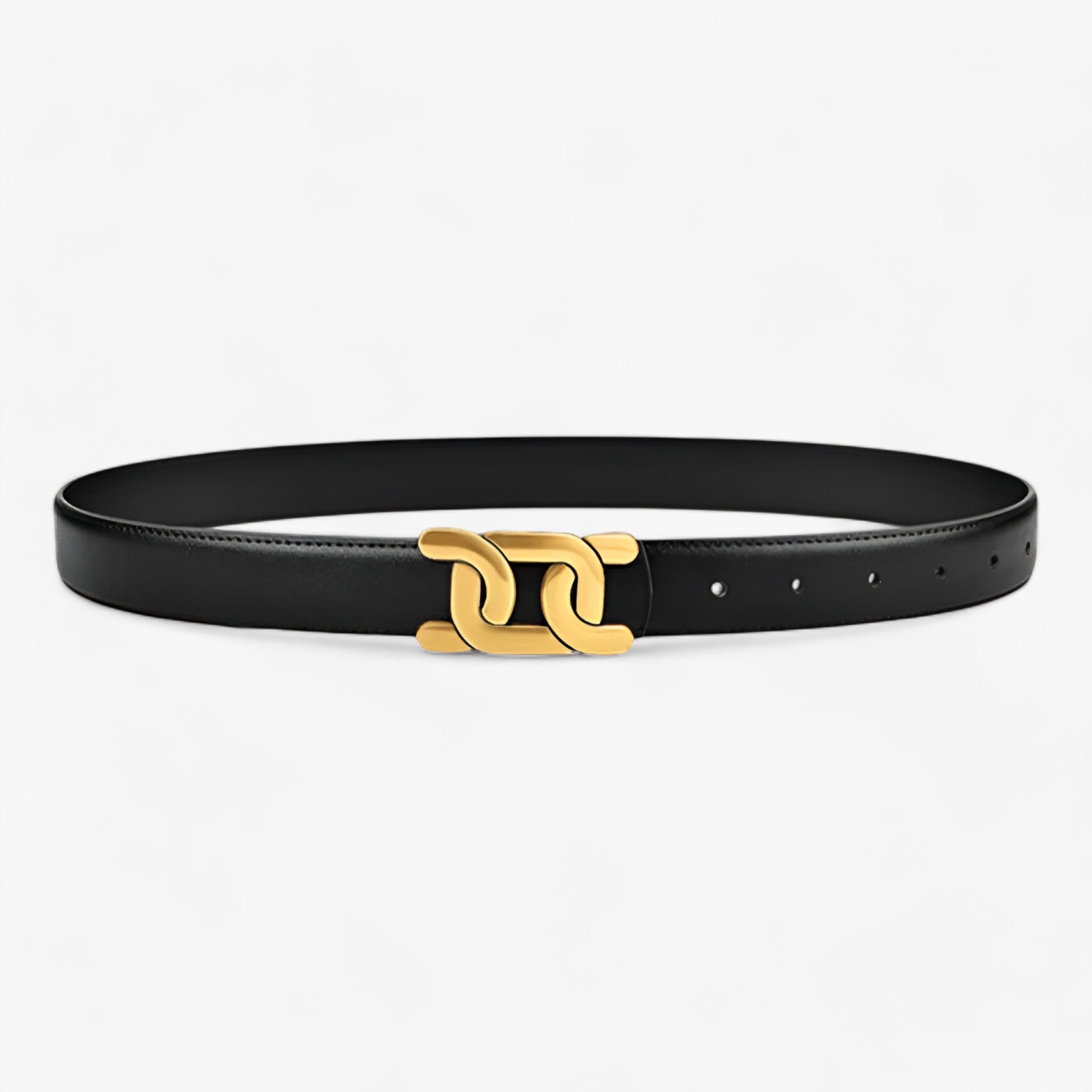 Cintura Donna Versatile in Pelle PU Nera - Stile Retrò Elegante - Nero - accessorio Belts cintura cintura moda donna moda retr versatile WOMEN women's belt - Concept Palermo