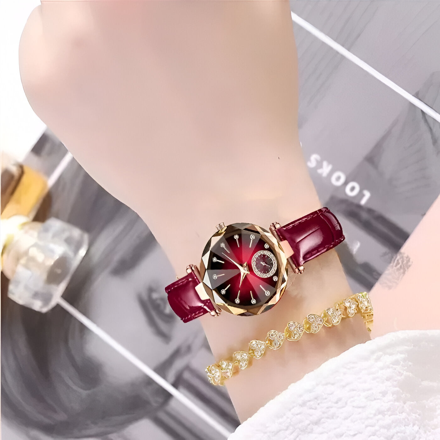 Orologio da donna in acciaio con diamanti e impermeabile - - acciaio diamanti donna female watch impermeabile orologio orologio donna watch for women watches - Concept Palermo
