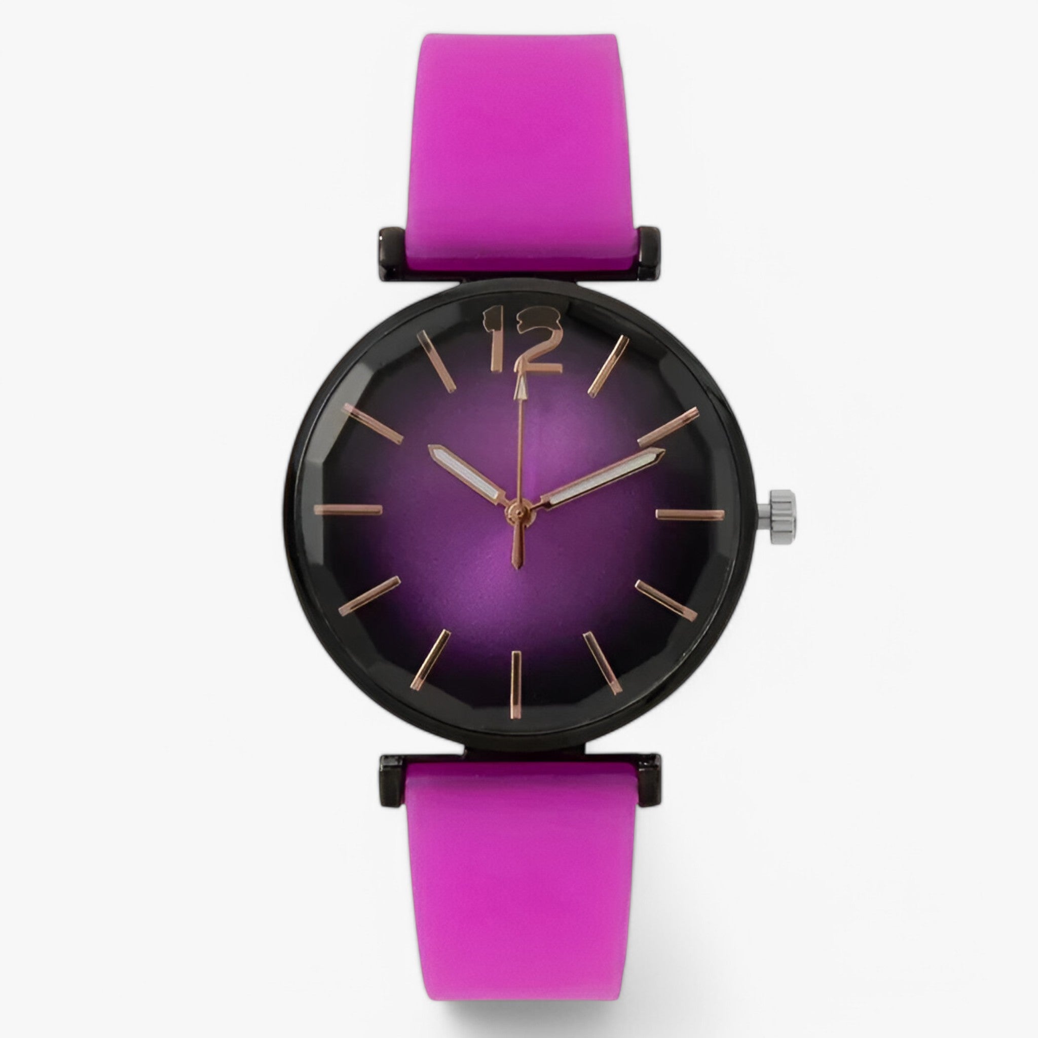 Orologio sportivo casual con cinturino in silicone - Viola - casual cinturino female watch orologio orologio sportivo silicone sportivo watch for women watches - Concept Palermo
