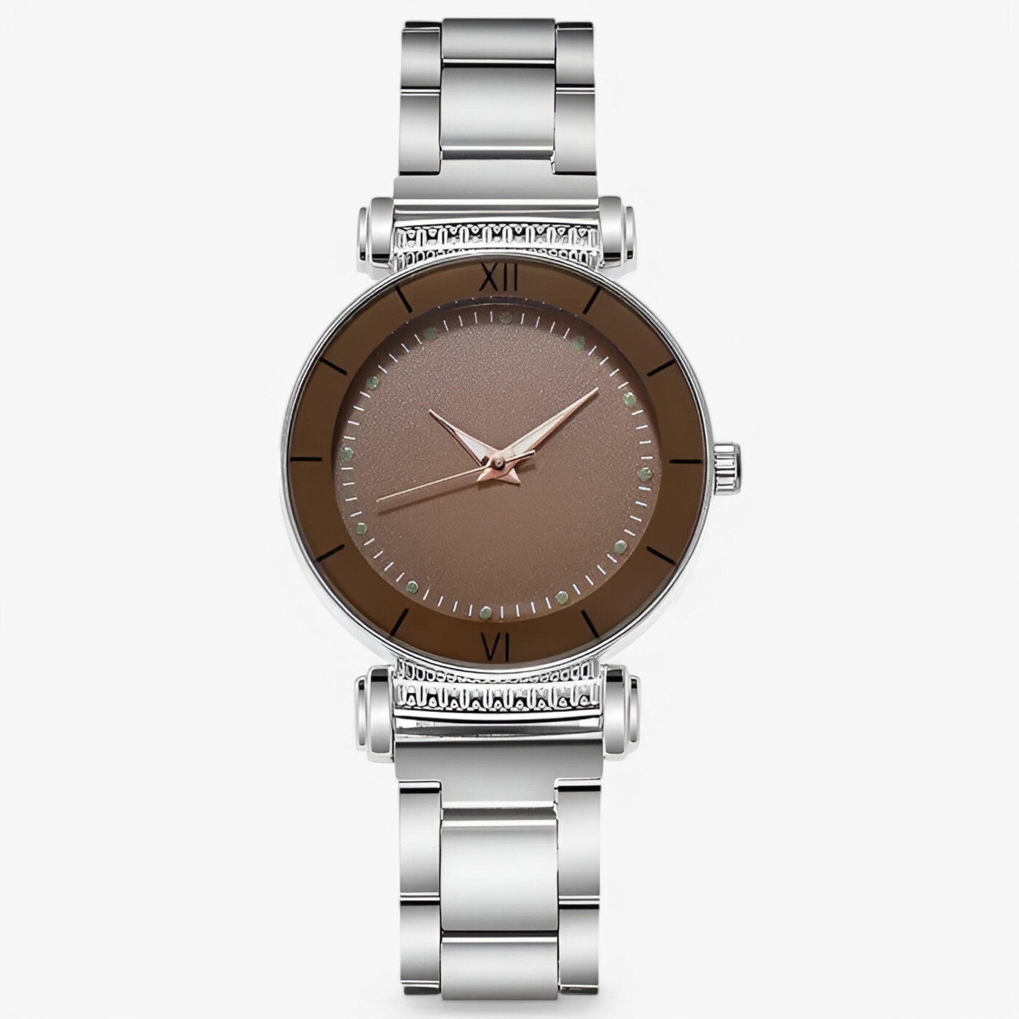 Orologio in acciaio dorato - Marrone - acciaio female watch orologio orologio acciaio watch for women watches - Concept Palermo