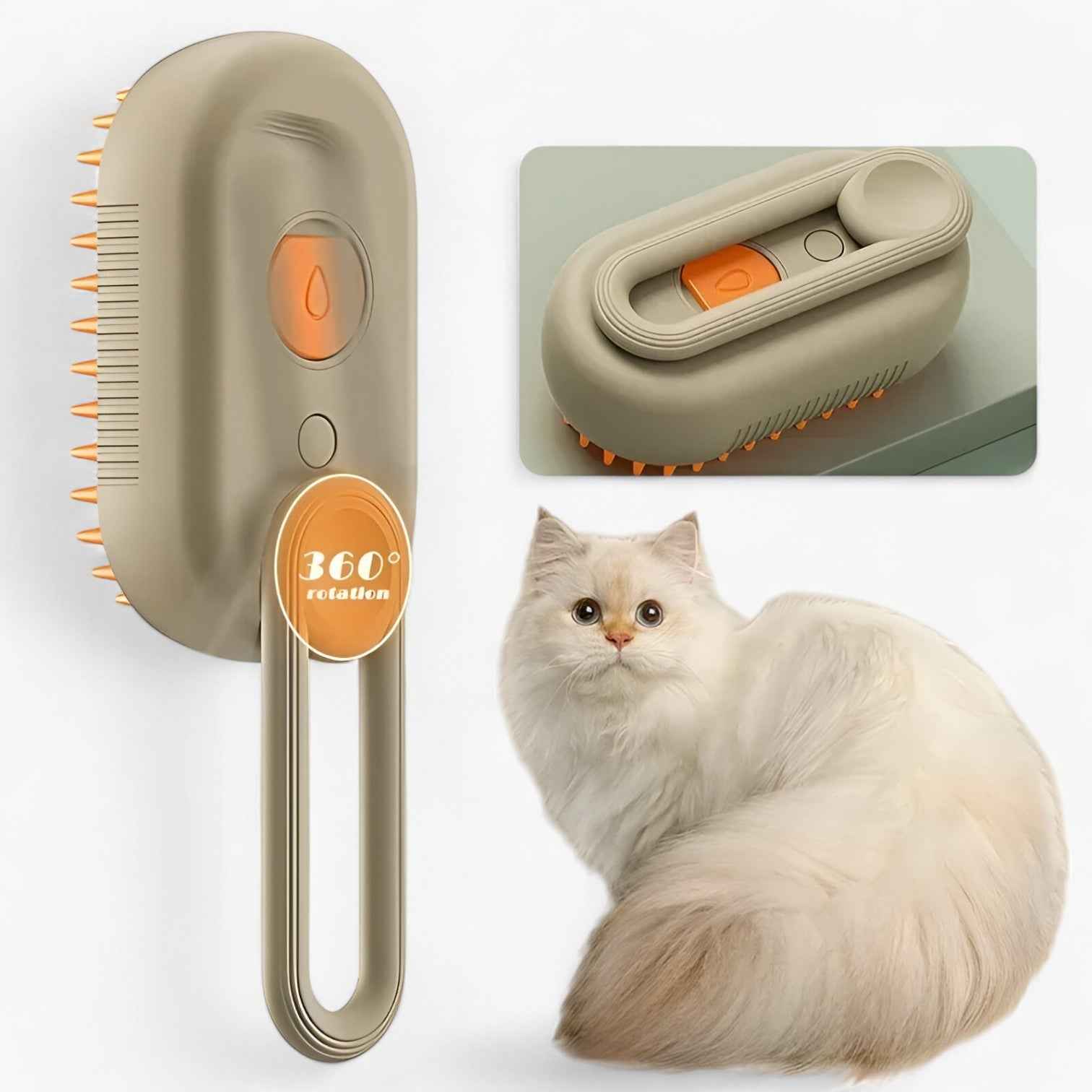 Spazzola elettrica a vapore e massaggio per animali domestici Lino Uomo - - animali domestici elettrica lino massaggio pet pet accessories PET SUPPLIES spazzola spazzola elettrica uomo - Concept Palermo