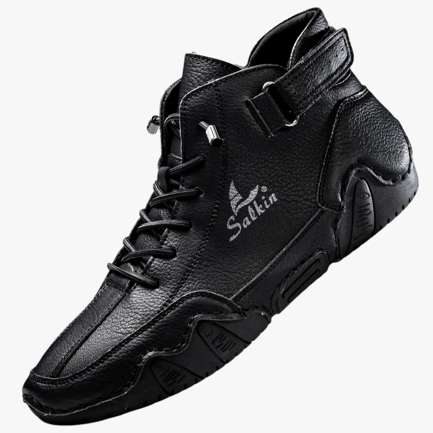 Scarpe Uomo Eleganti Casual in Vera Pelle Traspiranti Fatte a Mano Nere Marroni - Nero - Boots & Shoes casual classe fatti mano pelle shoes shoes for men Shoes men stile traspiranti - Concept Palermo