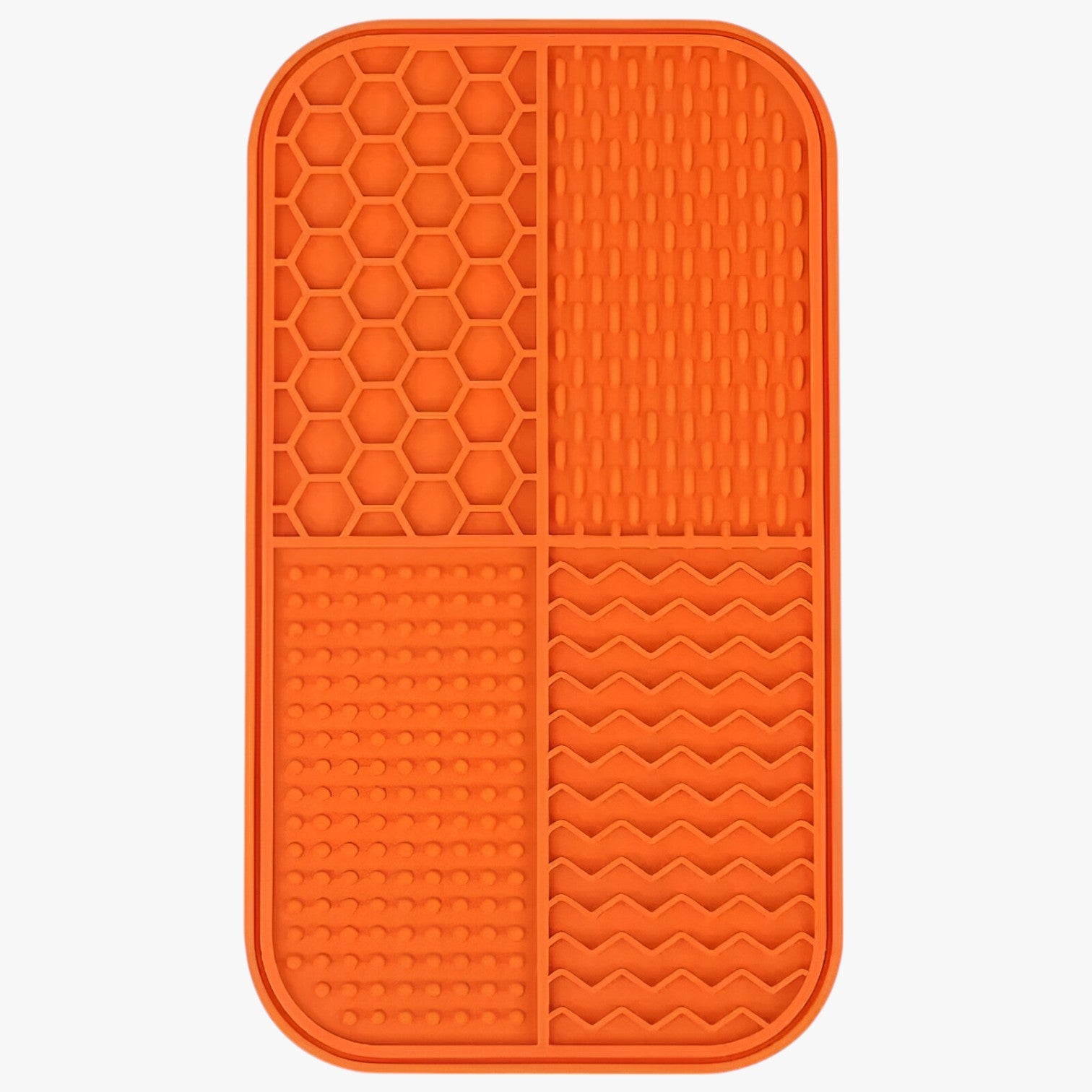 Tappetino leccabile in silicone calmante per animali domestici - Arancione - Animal animali calmante domestici leccabile PET SUPPLIES petproduct Pets pets & supplies silicone tappetino tappetino leccabile - Concept Palermo