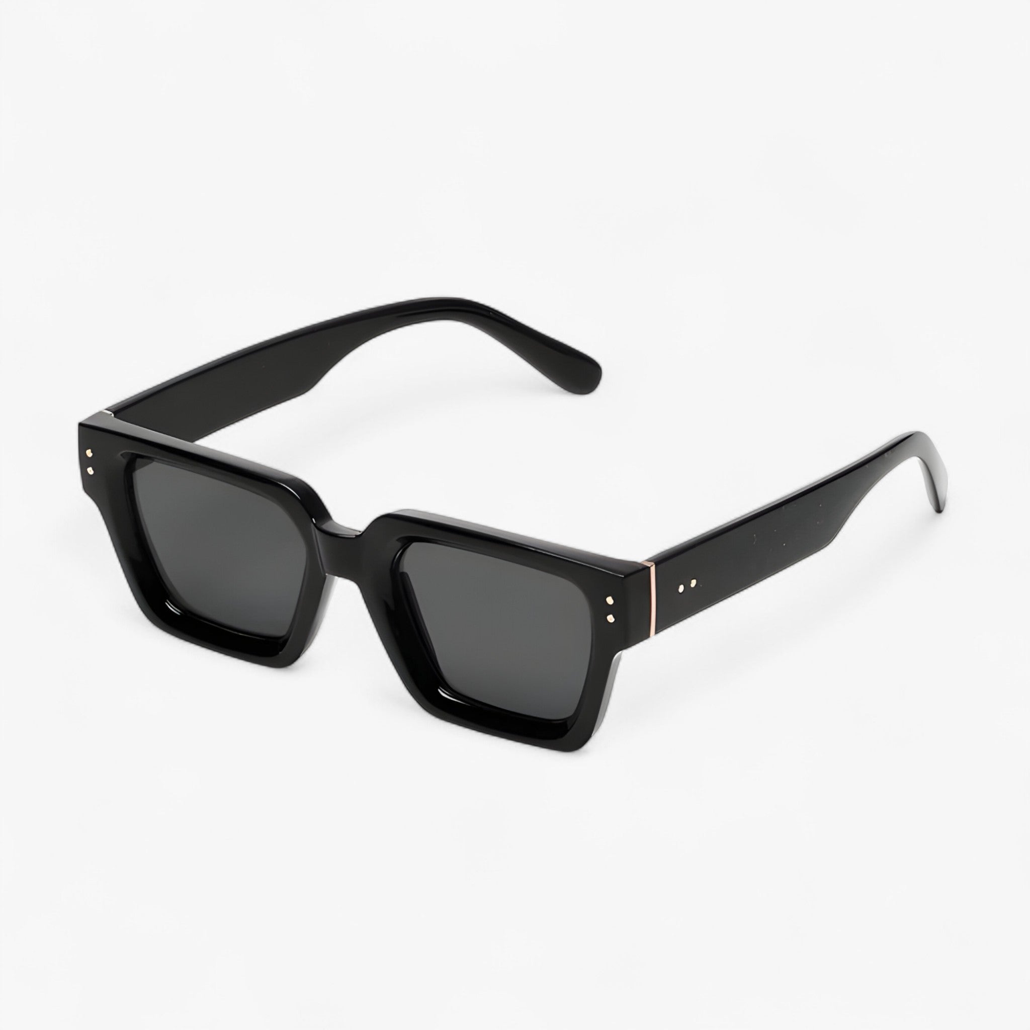 Occhiali da sole neri quadrati di lusso unisex firmati Uomo - 1-Marmo nero - firmati men sunglasses polarized mens sunglasses neri occhiali occhiali sole Polarized man sunglasses quadrati sole sunglasses sunglasses polarized men unisex - Concept Palermo