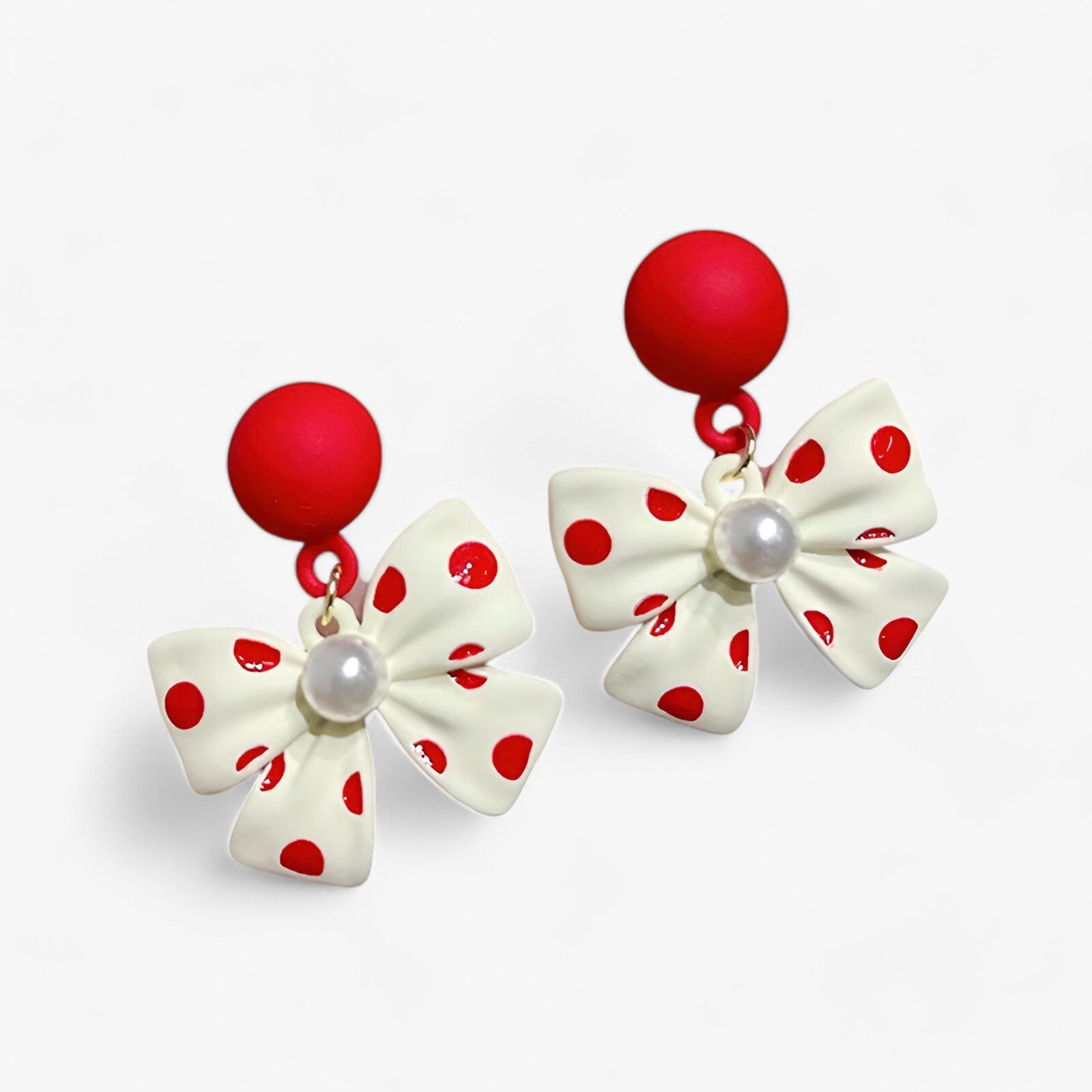 Orecchini rossi floreali chic per matrimoni e feste Donna - - chic donna EARRINGS Earrings for Women Girls feste floreali jewelry matrimoni New Fashion Earrings orecchini orecchini rossi - Concept Palermo