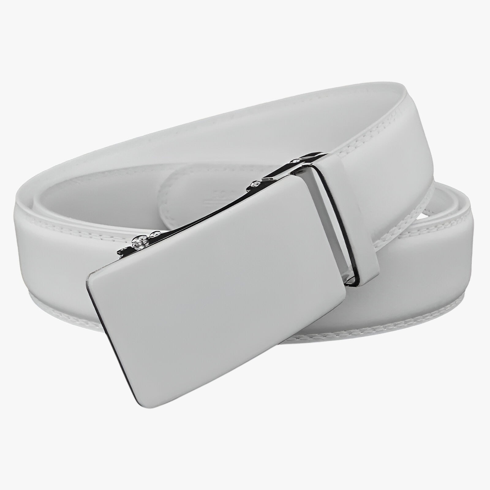 Cintura Uomo Bianca in Pelle Vegana - Designer Sostenibile - - belts bianca cintura cintura bianca designer mens accessory Mens belt sostenibile uomo - Concept Palermo