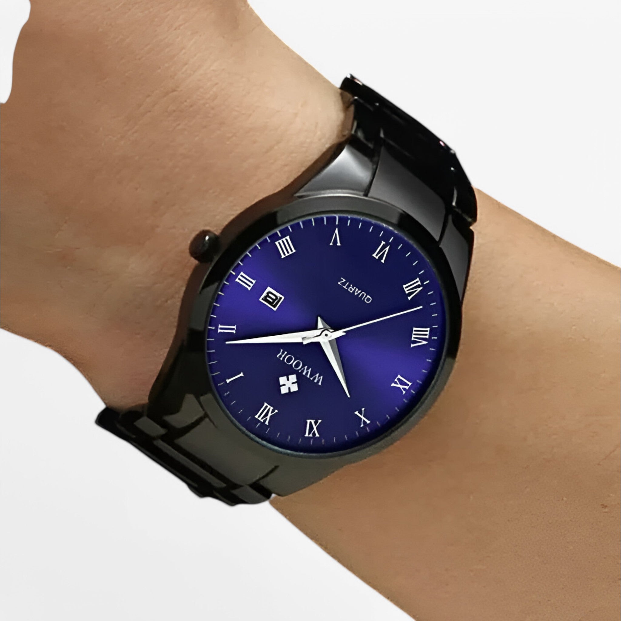 Orologio Acciaio Quarzo Uomo Elegante - - acciaio orologio orologio acciaio quarzo uomo watches WATCHES FOR MEN - Concept Palermo