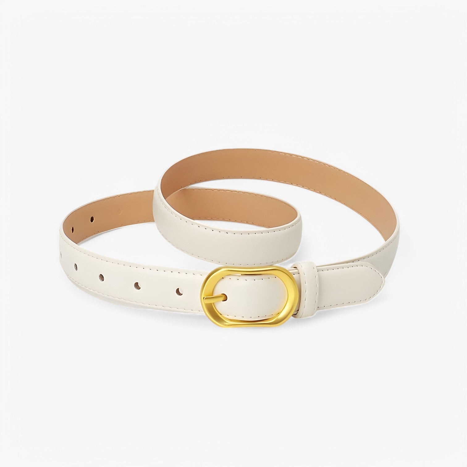 Per Jeans e Abiti Donna - Bianco 103cm - abiti belts donna jeans jeans abiti waist belt for women Womens belt - Concept Palermo