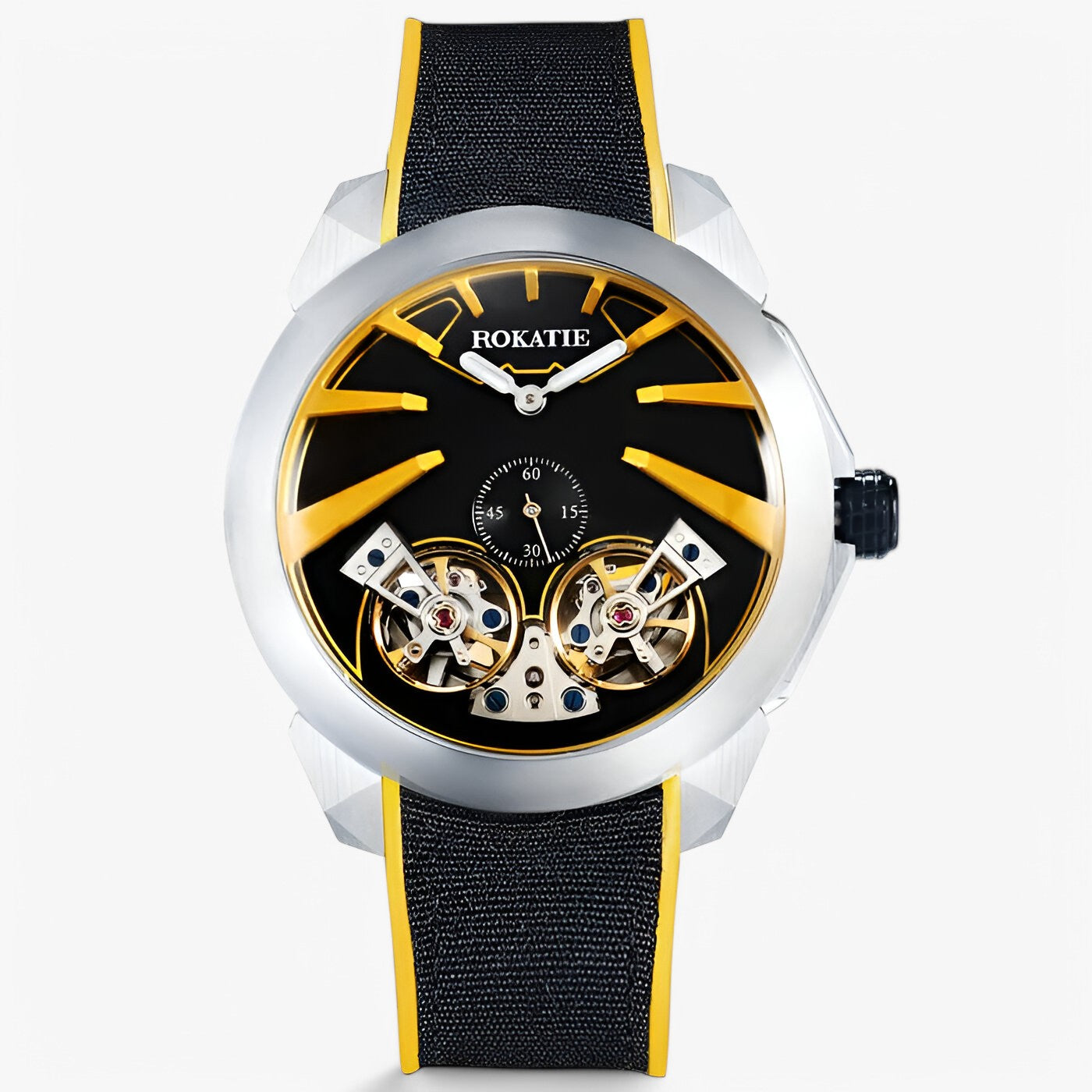 Orologio automatico scheletrato con tourbillon Uomo - Nero - accessoires auto automatico horloges orologio orologio automatico scheletrato tourbillon uomo watches - Concept Palermo