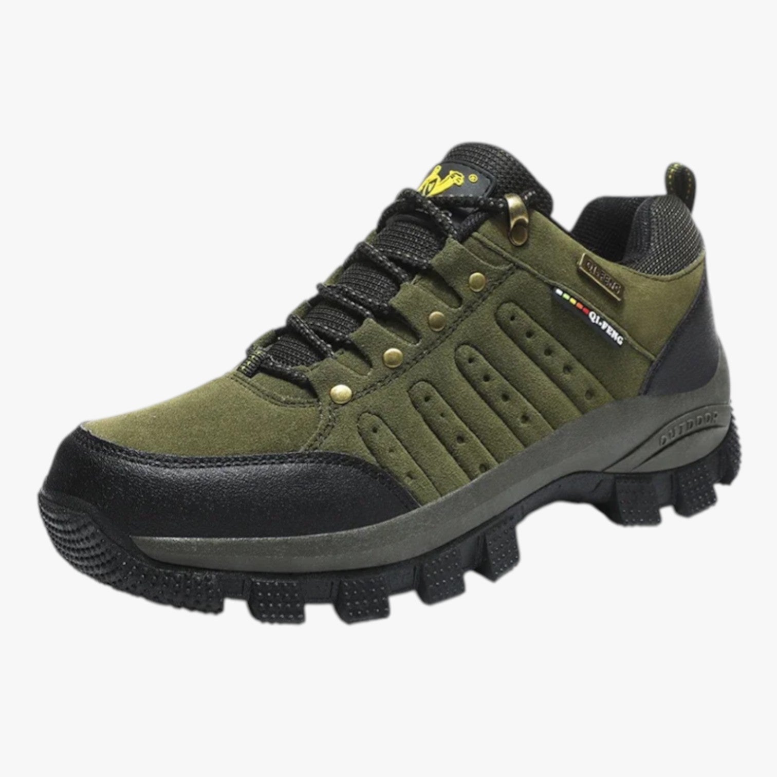 Scarpe in Pelle Impermeabili Outdoor Comfort per Ogni Avventura Uomo - Verde Scuro - avventura Boots & Shoes comfort impermeabili Men's Shoes ogni outdoor pelle scarpe scarpe pelle shoes Shoes men - Concept Palermo