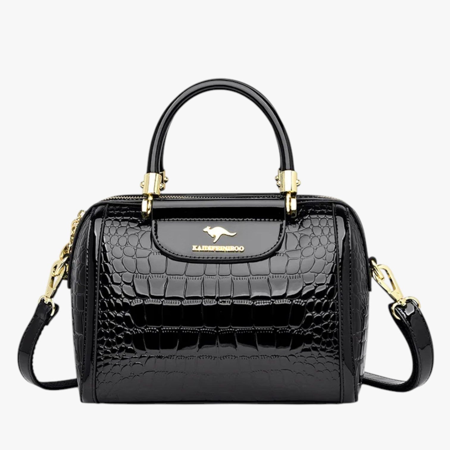 Borsa a Tracolla Grande Nera Donna in Vera Pelle Italiana - Spaziosa, Elegante e Funzionale - nero - Bags borse eleganza eleganza portata firmate mano portata tracolla women bag Women's handbags - Concept Palermo