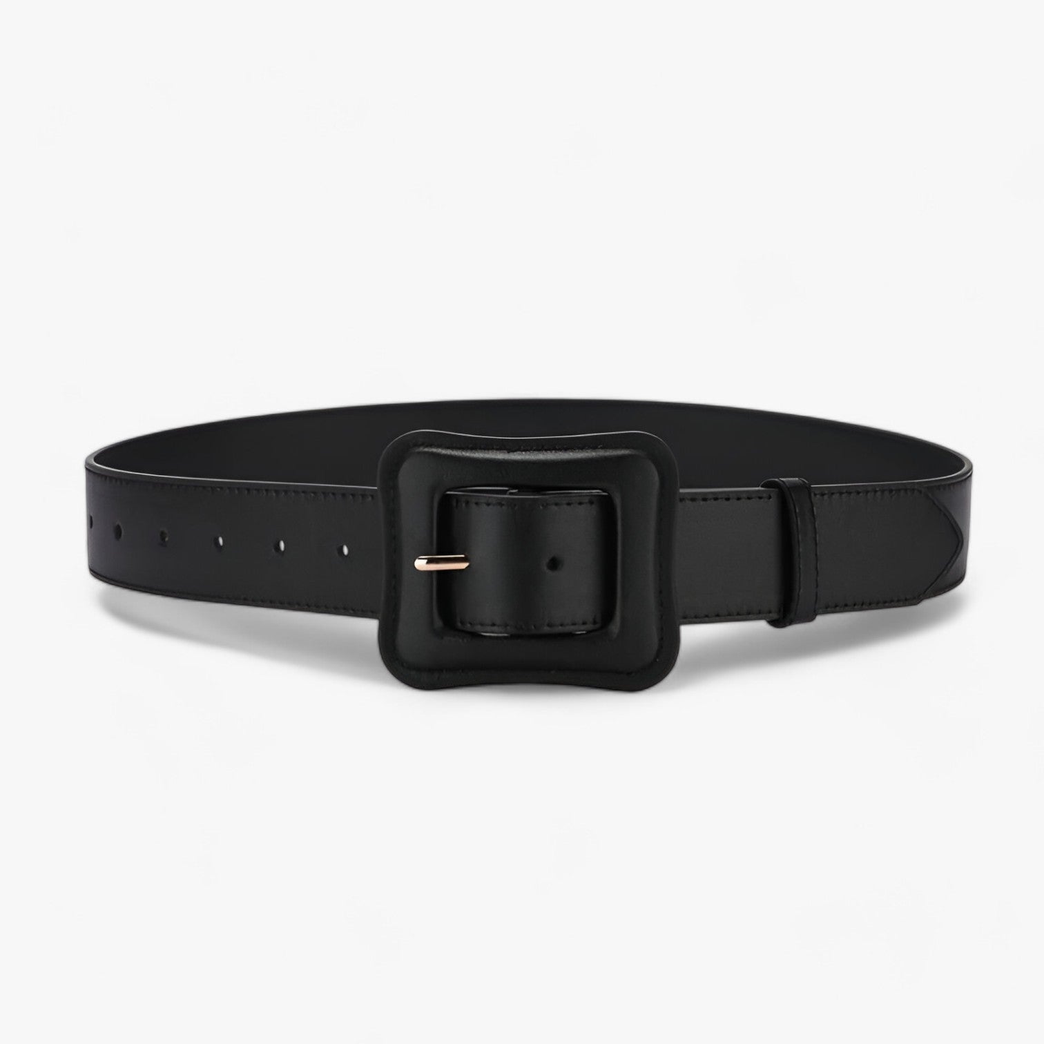 Cintura Larga in Pelle – Fascino Vintage Senza Tempo Donna - nero 102cm - belt buckle women Belts cintura cintura larga donna fascino larga pelle tempo vintage waist belt for women - Concept Palermo