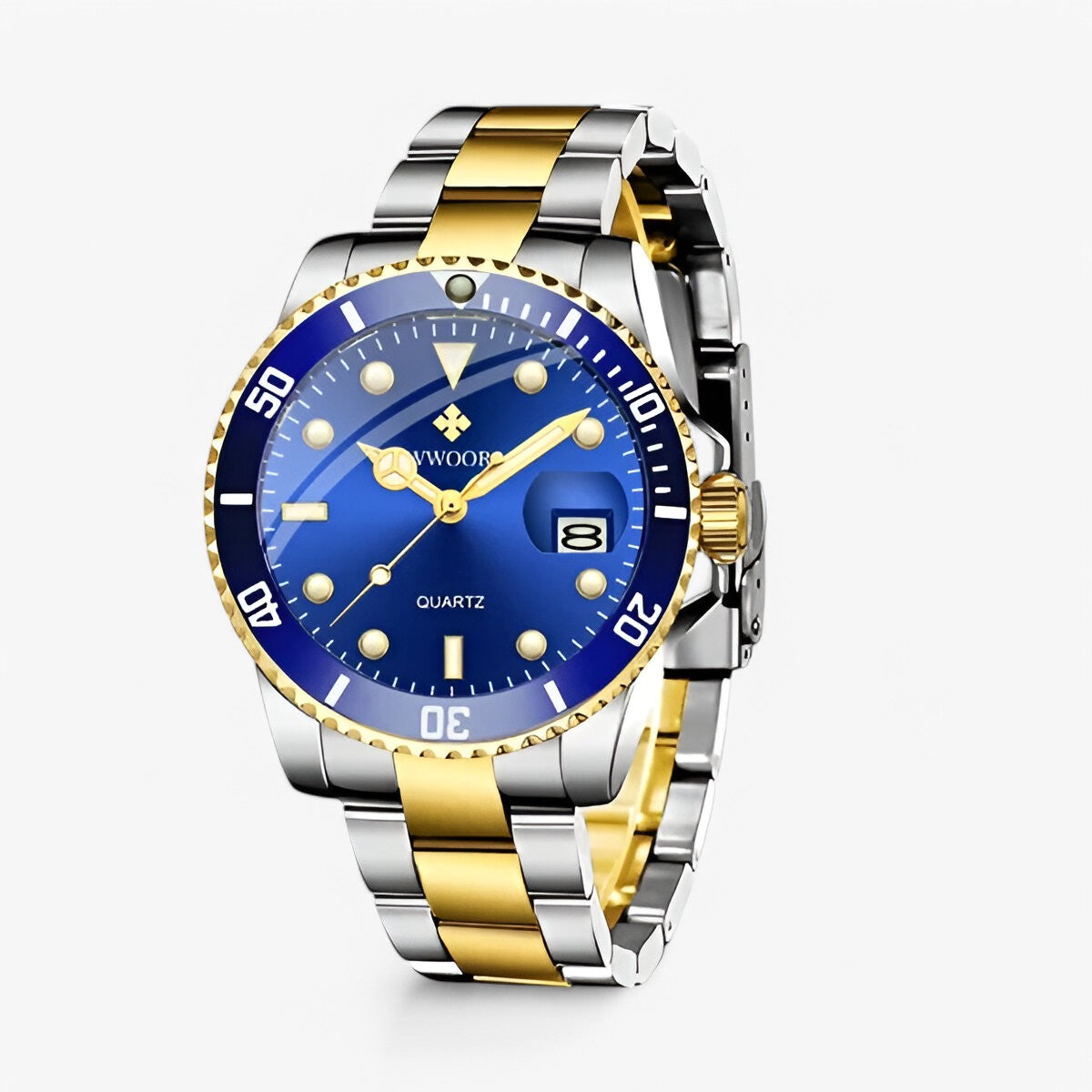 Orologio da Uomo di Lusso in Acciaio Inox Argento, Elegante e Resistente - Blu - accessoires acciaio horloges inox orologio orologio acciaio watches - Concept Palermo