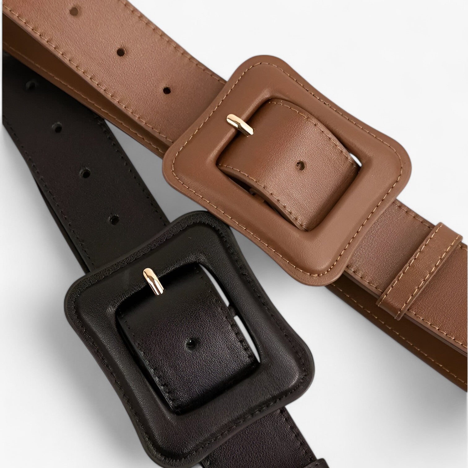 Cintura Larga in Pelle – Fascino Vintage Senza Tempo Donna - - belt buckle women Belts cintura cintura larga donna fascino larga pelle tempo vintage waist belt for women - Concept Palermo