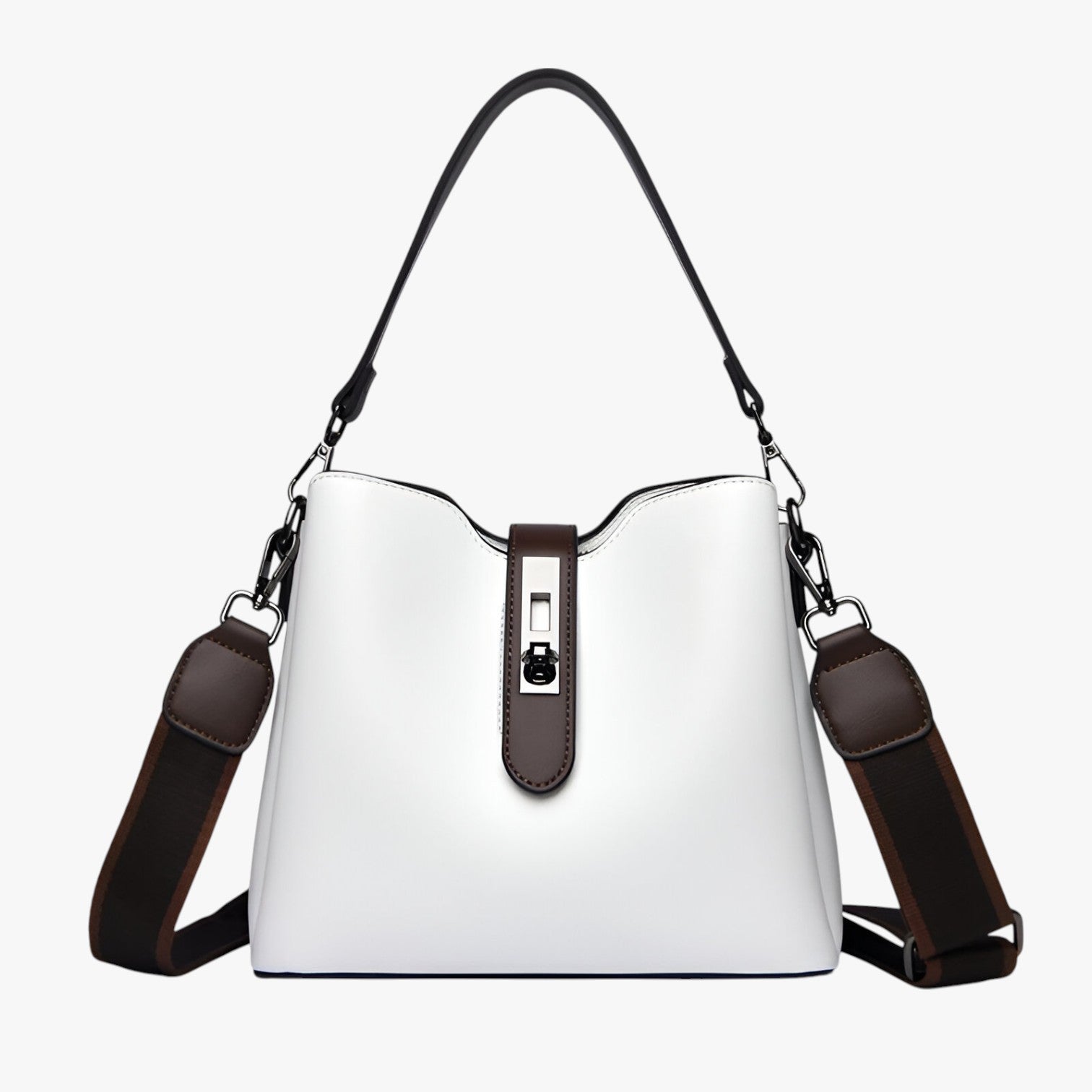 Borsa a tracolla in pelle per l'eleganza di tutti i giorni - Bianco sporco - Bags borsa borsa tracolla eleganza giorni handbags pelle tracolla women bags Women's handbags - Concept Palermo
