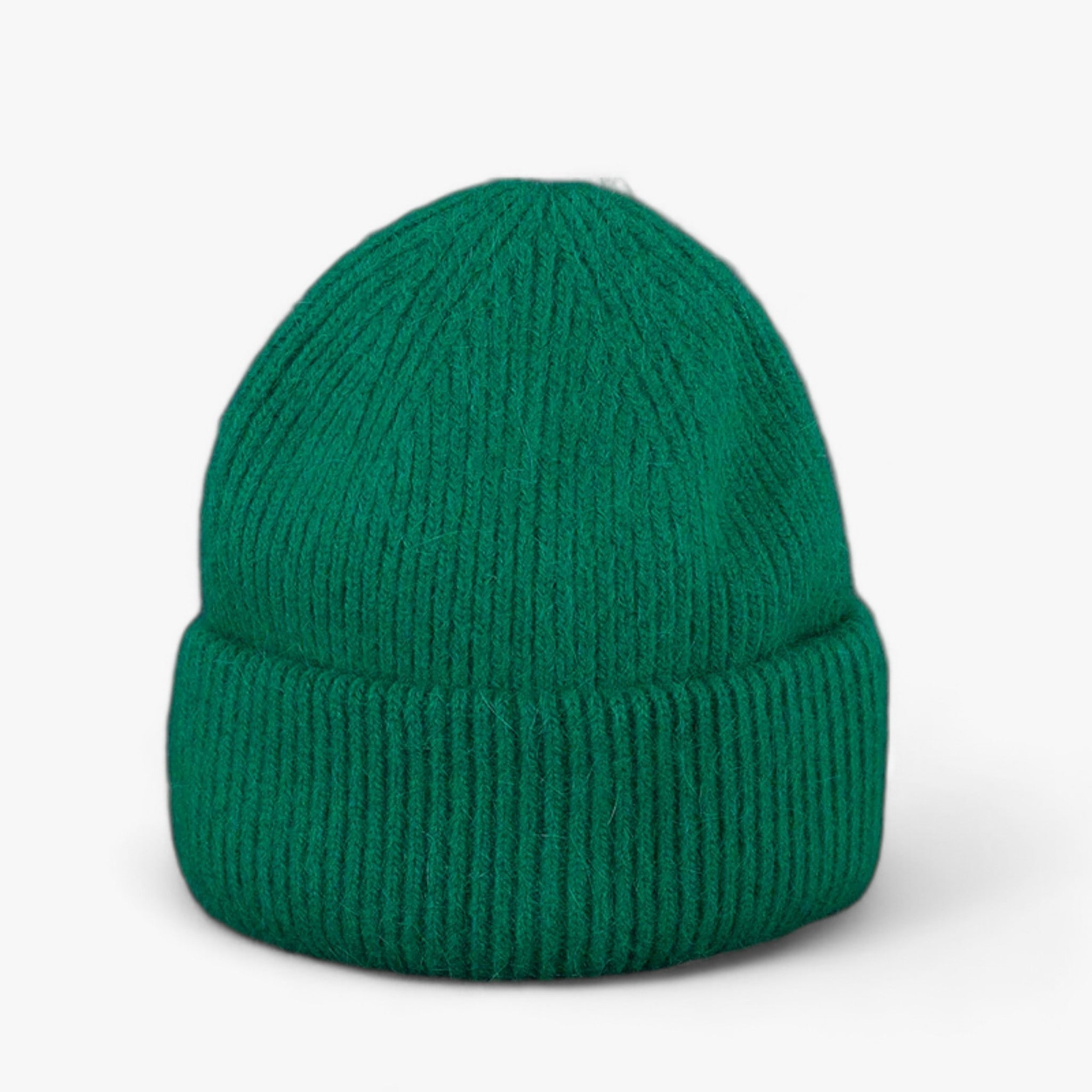 Cappello invernale: calore con vera pelliccia di coniglio Donna - Verde nerastro 54cm-60cm - beanies bucket hats calore cappello cappello invernale coniglio donna hat invernale pelliccia Sun Hats - Concept Palermo