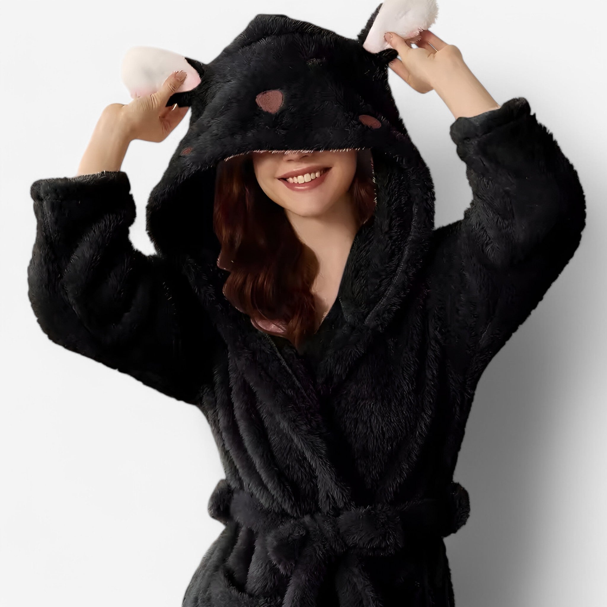Morbido Accappatoio con Orecchie di Coniglio Uomo - - accappatoio accappatoio orecchie coniglio luna | morbido accappatoio con orecchie di coniglio- € orecchie uomo - Concept Palermo