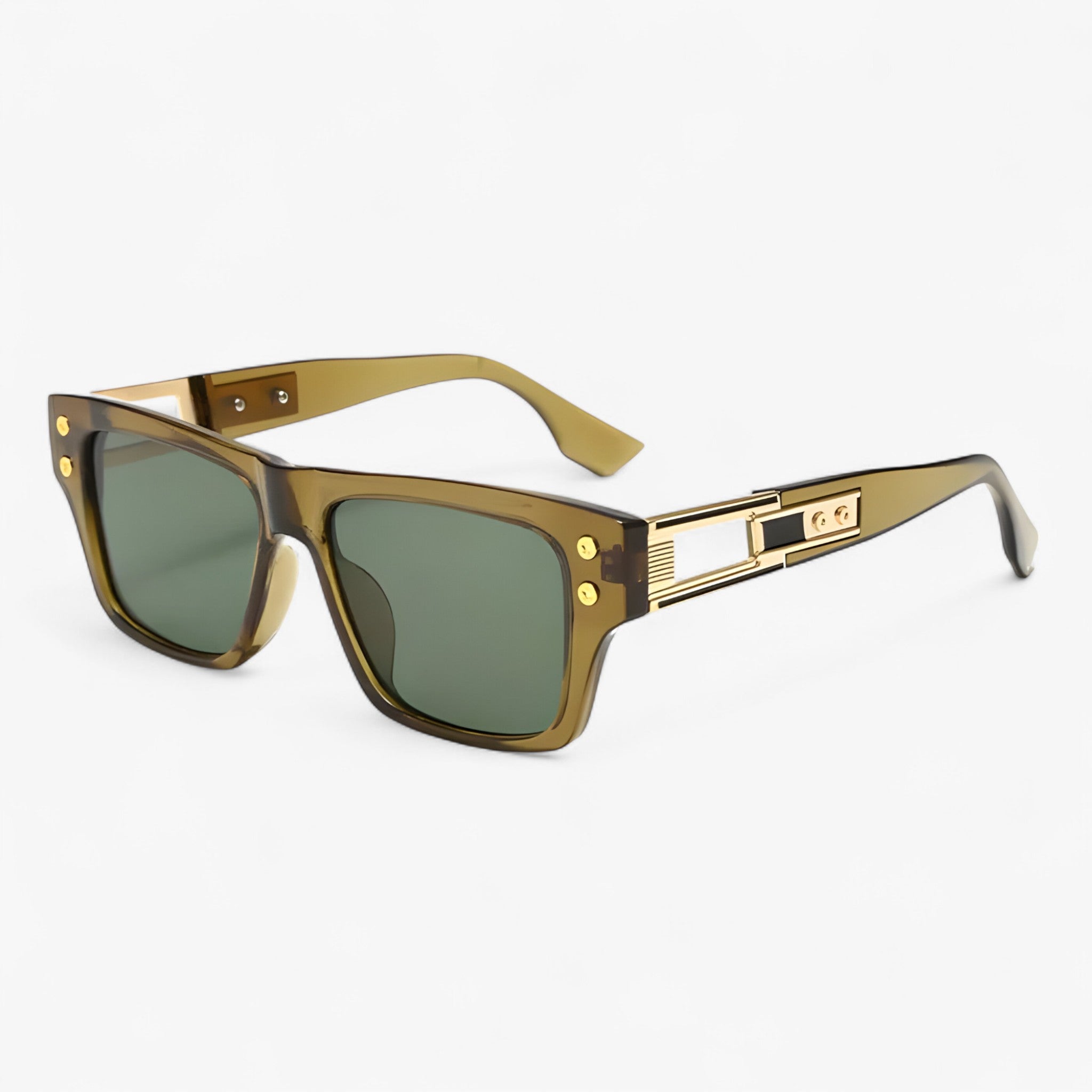 Occhiali da sole vintage unisex squadrati Uomo - Verde Come immagine - Fashion Sunglasses men sunglasses polarized mens sunglasses occhiali occhiali sole Polarized man sunglasses sole squadrati sunglasses sunglasses polarized men unisex uomo vintage - Concept Palermo