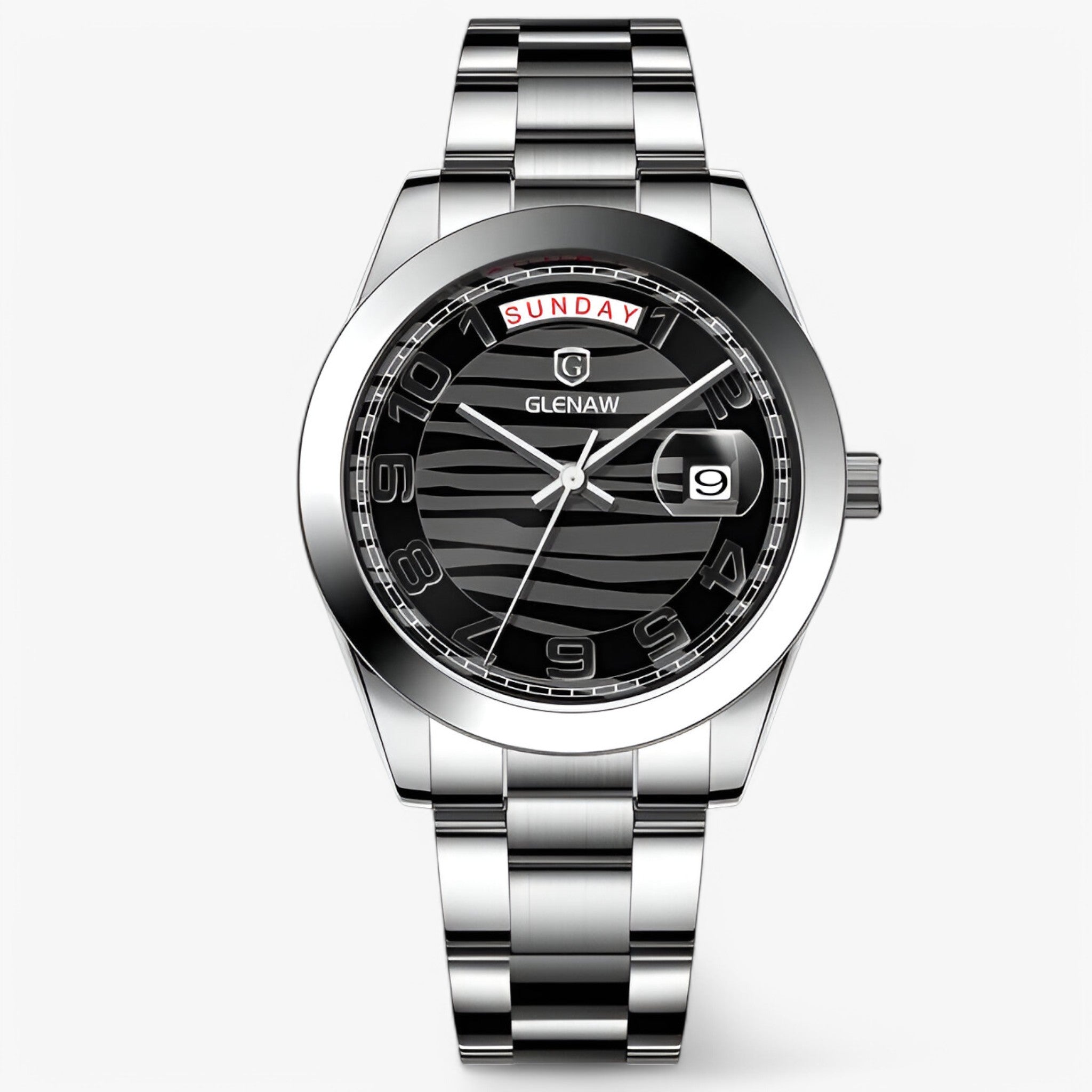 Orologio Multifunzione in Acciaio Inossidabile Uomo - nero - accessoires acciaio horloges inossidabile multifunzione orologio orologio multifunzione uomo watches - Concept Palermo