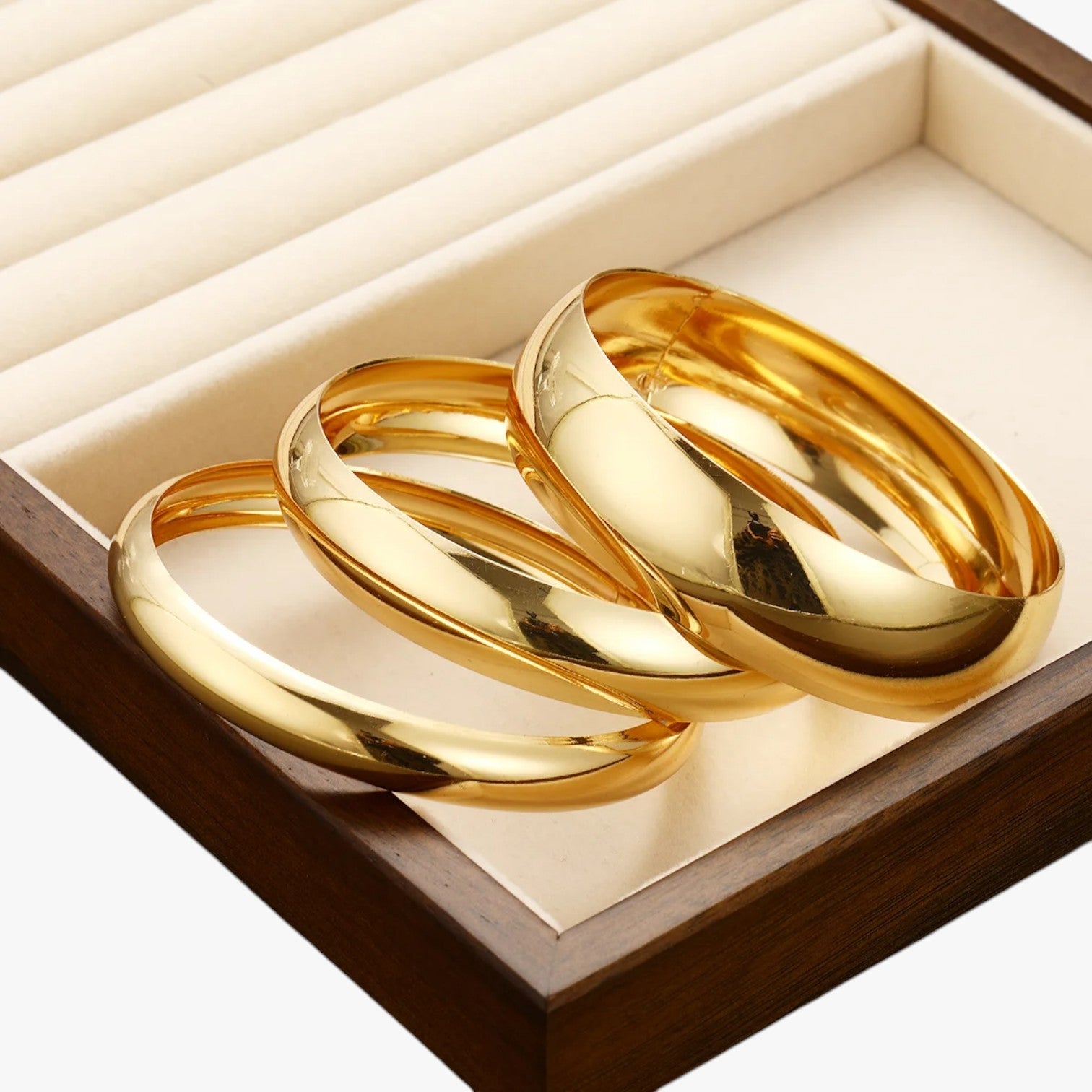 Set 3 Bracciali Donna Oro 18K Placcati, Design Audace e Moderno - - audace bracciali bracciali audace BRACELET BRACELET FOR WOMEN BRACELETS bracelets for women donna jewelry - Concept Palermo