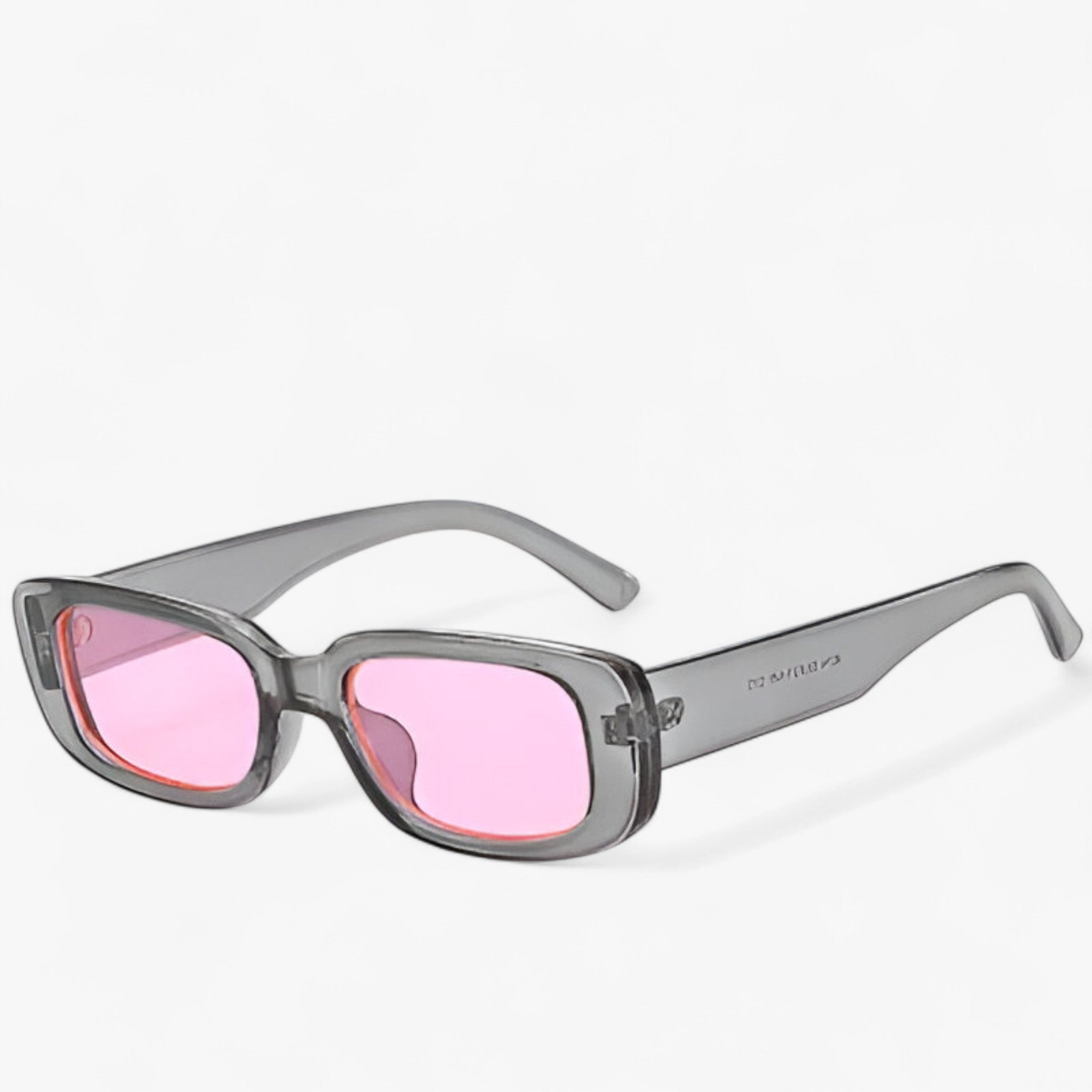 Occhiali da sole rettangolari retrò unisex con lenti nere Uomo - grigio rosa Come mostrato - Fashion Sunglasses lenti mens sunglasses nere occhiali occhiali sole Polarized man sunglasses polarized sunglasses women retr rettangolari sole sun glasses Sun protection Sunglasses sunglasses polarized men - Concept Palermo