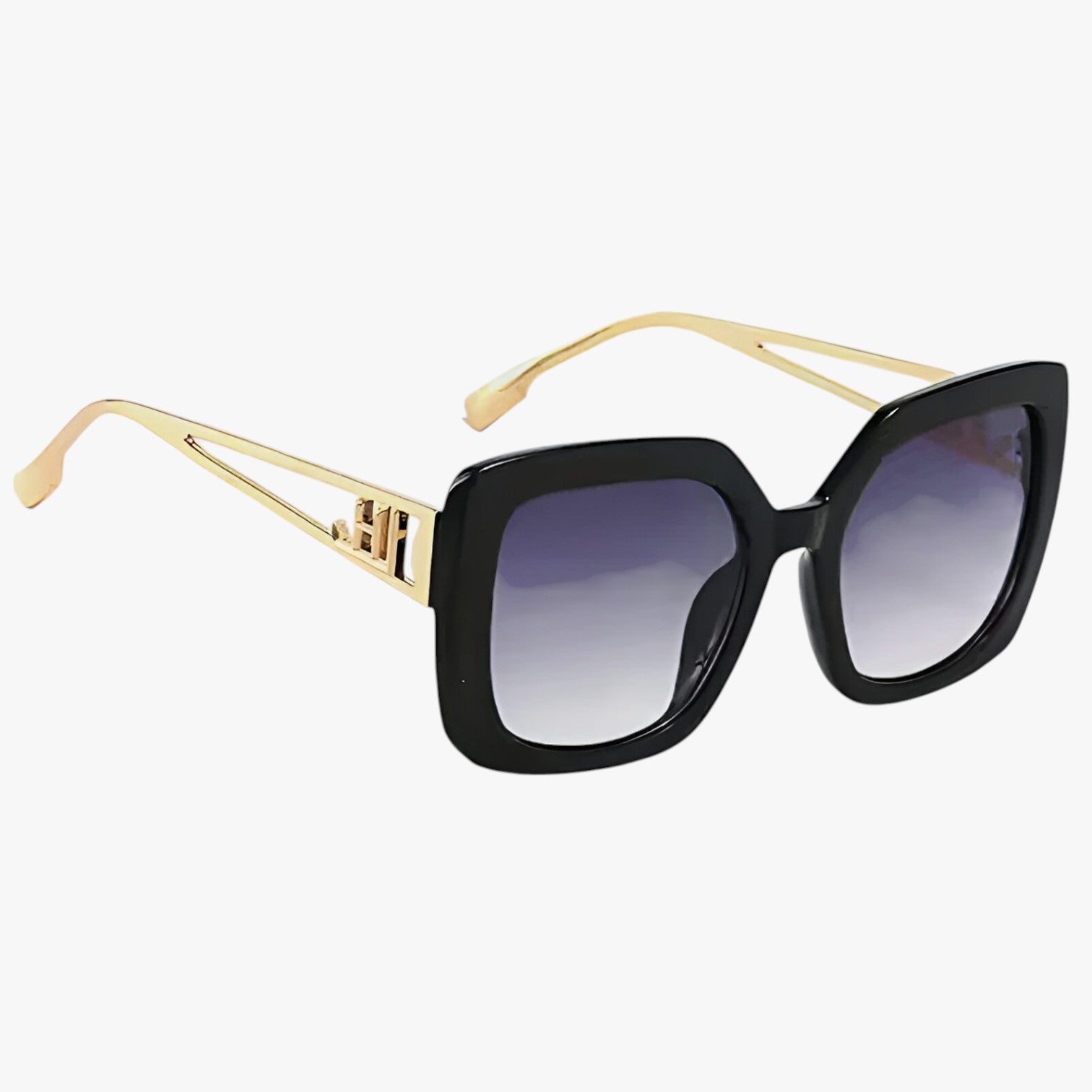 Occhiali da sole vintage con montatura trasparente e lenti a gradiente di lusso - - Cat Eye Sunglasses Fashion Sunglasses gradiente lenti montatura occhiali occhiali sole polarized sunglasses women sole sunglasses trasparente - Concept Palermo