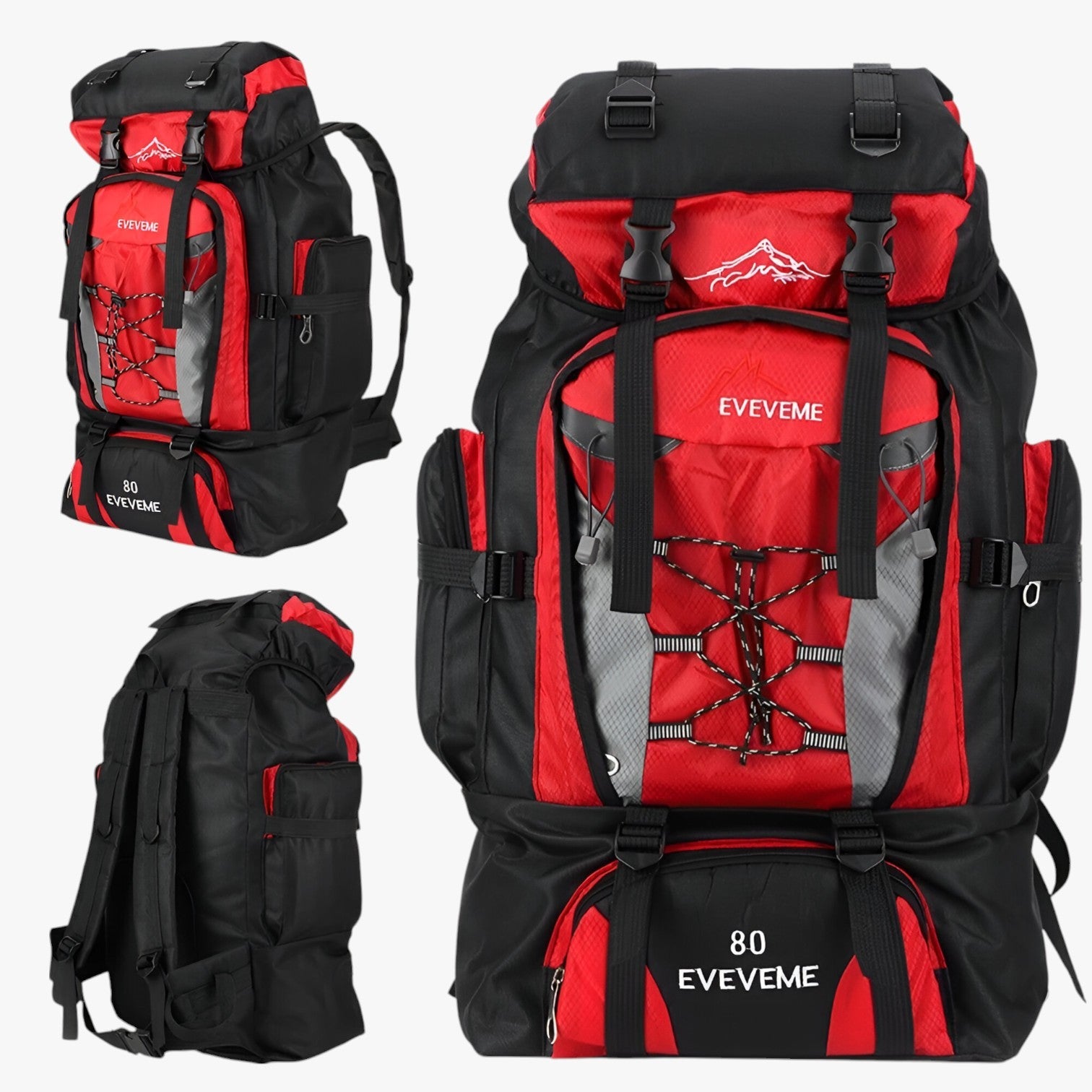 Zaino Trekking Impermeabile Uomo 60L - Grande, Resistente e Comodo per Avventura - - avventura Backpacks Bags impermeabile mens bag pronto spazioso trekking uomo zaino - Concept Palermo