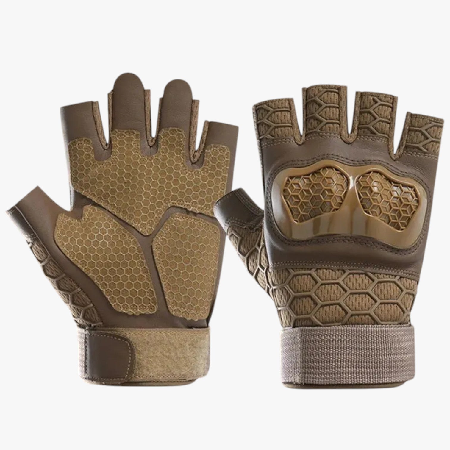 Guanti tattici mezze dita anti-scivolo e resistenti - Giallo - anti dita gloves gloves for men guanti guanti tattici mens gloves mezze resistenti scivolo tattici - Concept Palermo