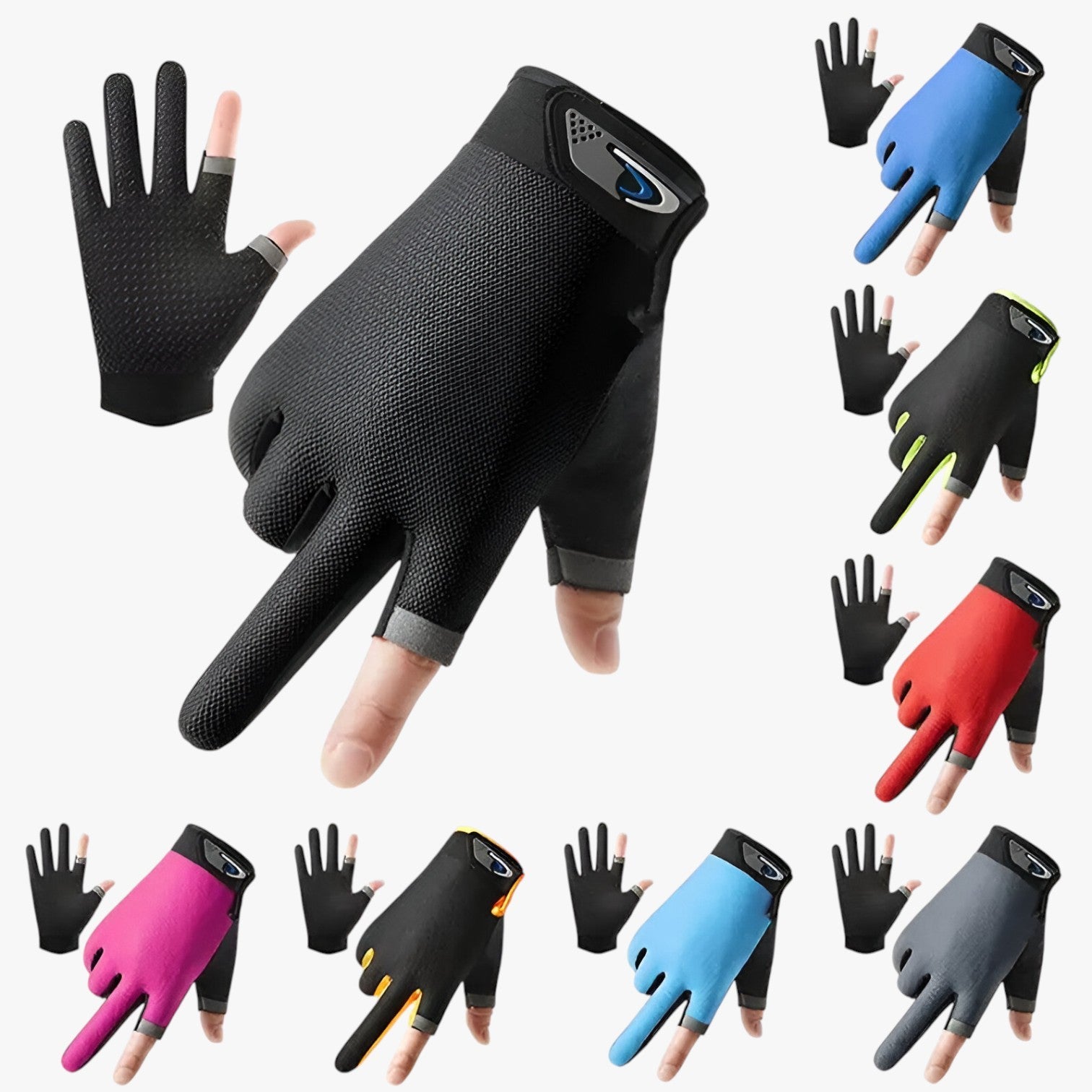 Guanti antiscivolo con dita per il taglio per presa e comfort Uomo - - antiscivolo comfort dita gloves guanti guanti antiscivolo lenard | guanti antiscivolo con dita per il taglio per presa e comfort - €25 mens accessory presa taglio - Concept Palermo