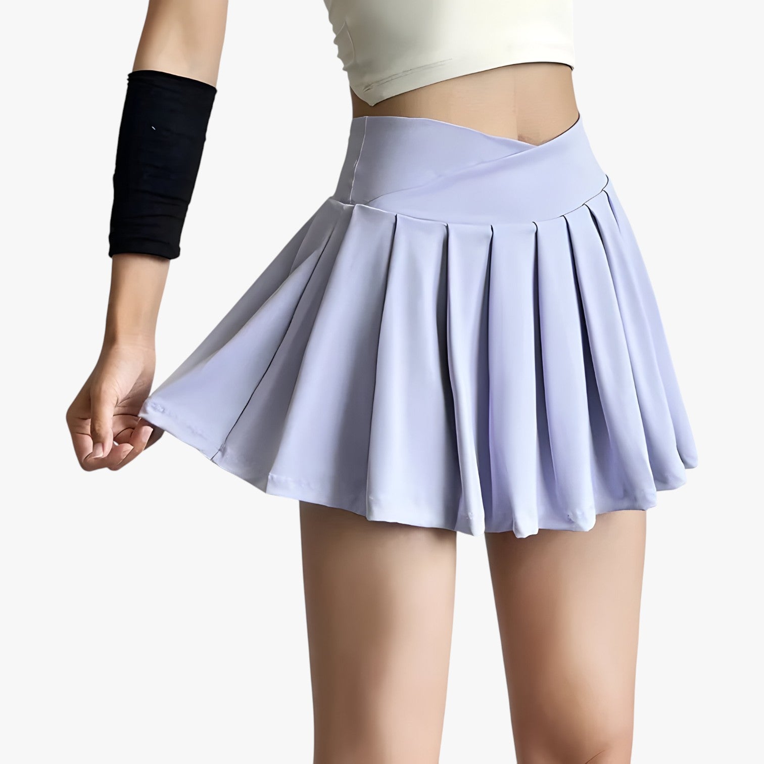 Gonna sportiva plissettata a vita alta con shorts integrati Donna - - alta donna gonna gonna sportiva integrati luna | gonna sportiva plissettata a vita alta con shorts integrati - €25 plissettata shorts womens fashion - Concept Palermo