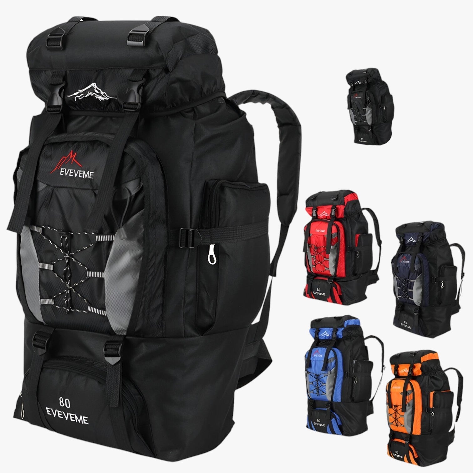 Zaino Trekking Impermeabile Uomo 60L - Grande, Resistente e Comodo per Avventura - - avventura Backpacks Bags impermeabile mens bag pronto spazioso trekking uomo zaino - Concept Palermo