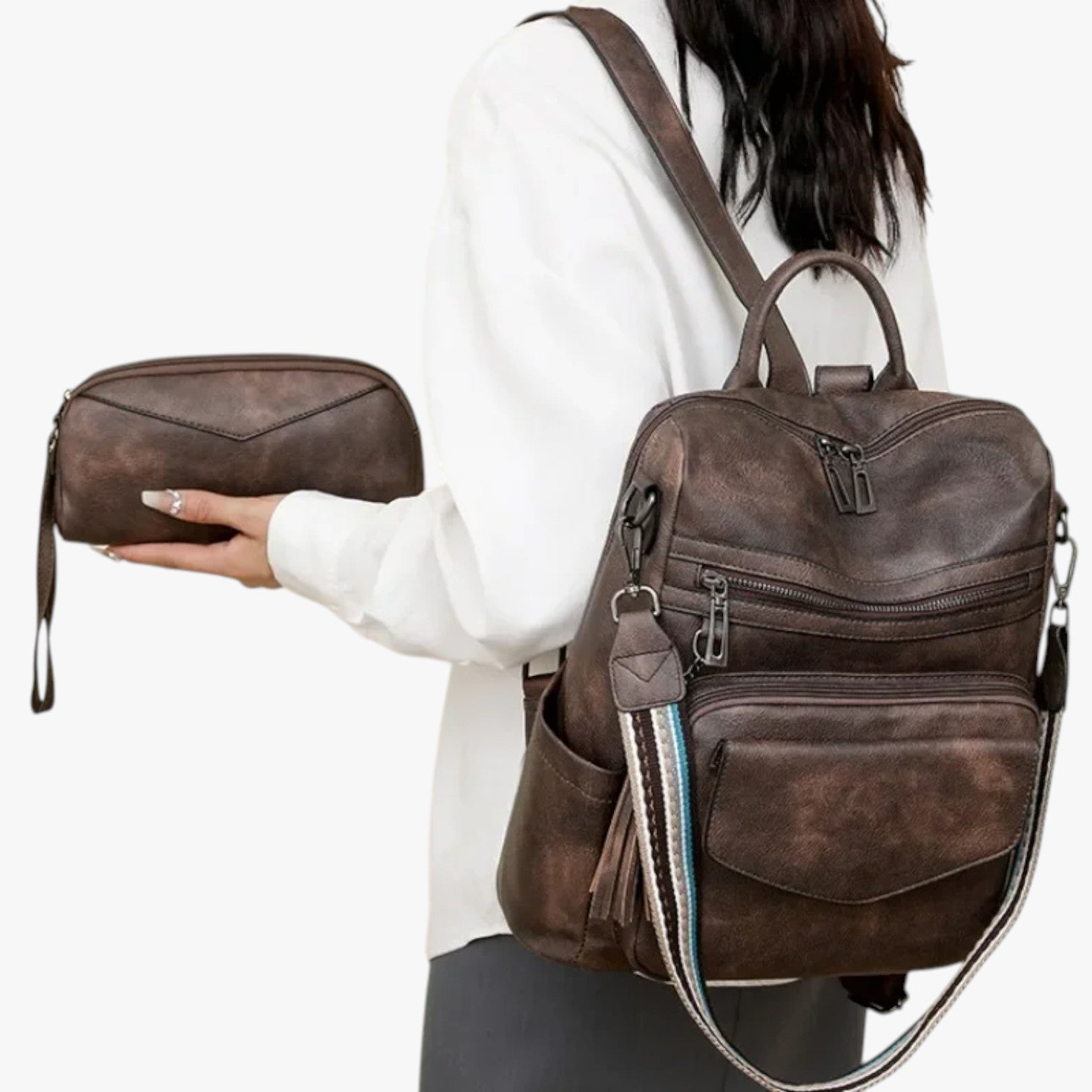 Zaino in pelle e capiente Donna - - bag Bags capiente donna handbags pelle women bags Women's handbags zaino zaino pelle - Concept Palermo