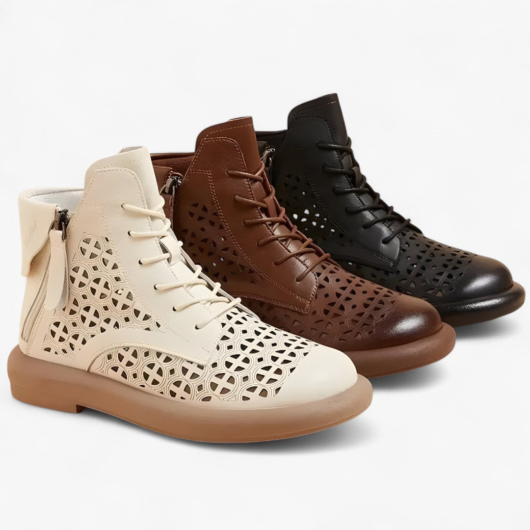 Stivaletti Uomo in Vera Pelle Traforati - Stile Elegante e Traspirante - - BOOTS Boots & Shoes pelle shoes stile stivaletti stivaletti traforati traforati uomo vera - Concept Palermo