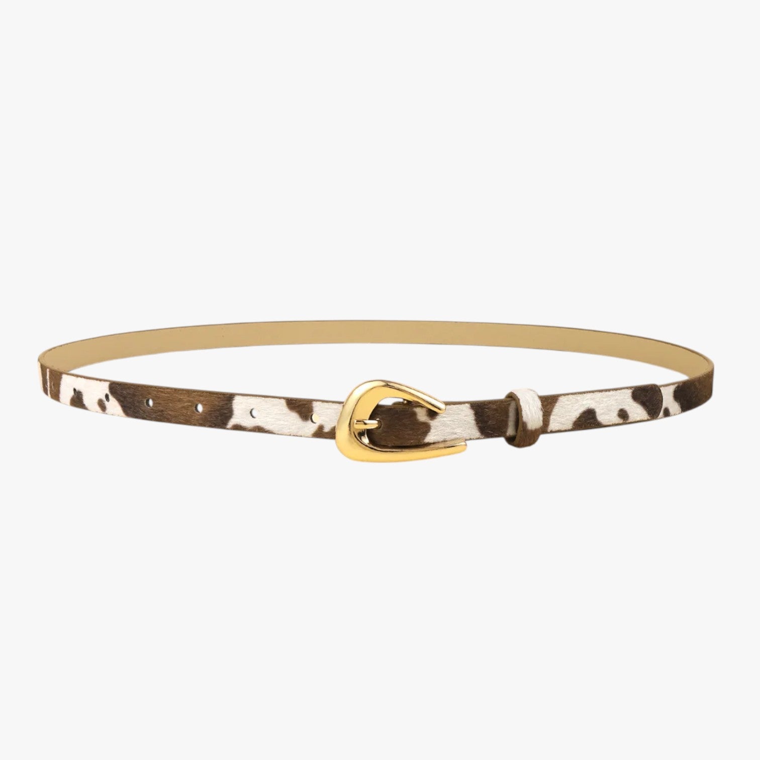 Cintura Gotica Retrò con Fibbia Dorata Donna - Fantasia bianca caffè 110cm - Belts cintura cintura gotica donna dorata fibbia gotica retr waist belt for women Womens belt - Concept Palermo