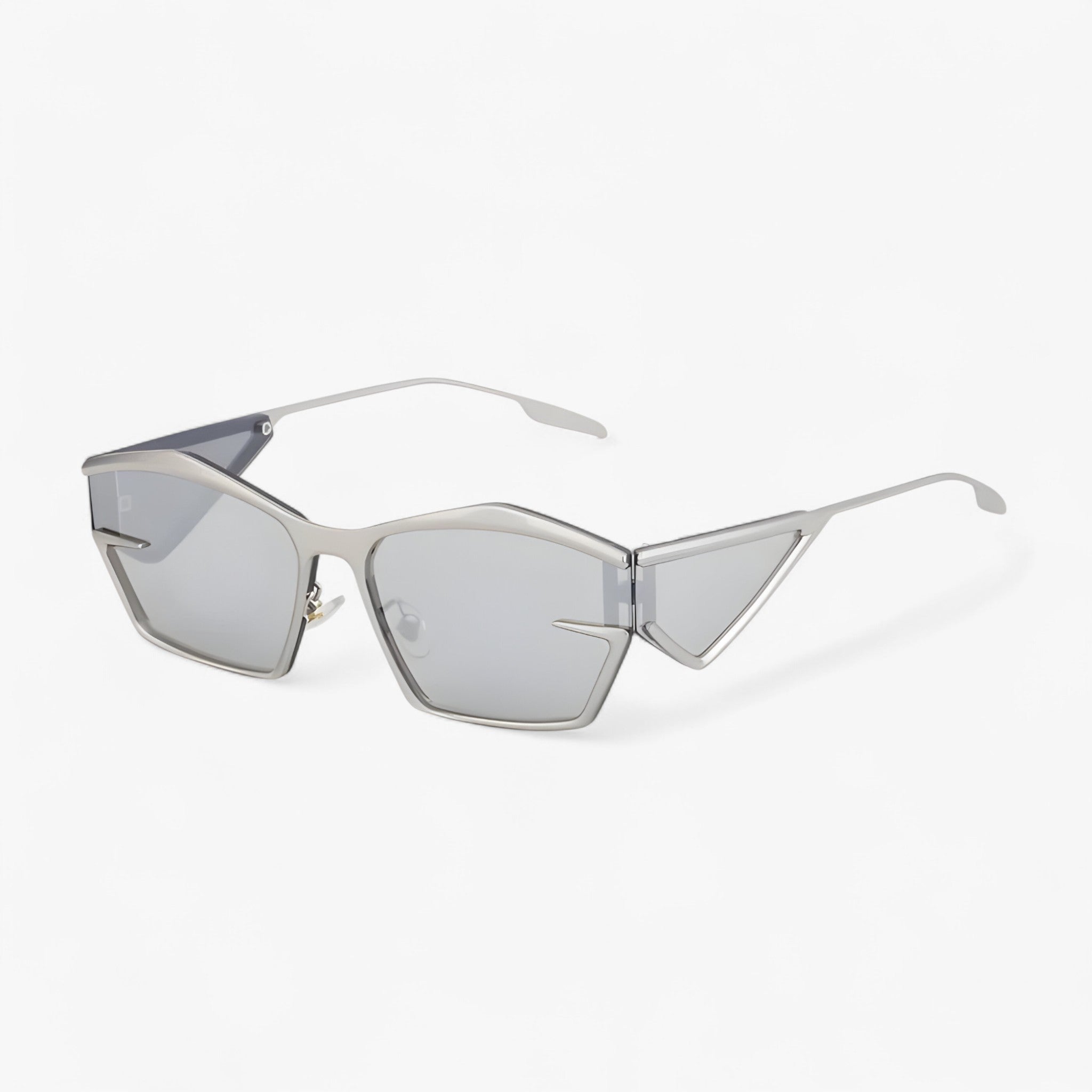 Occhiali da sole punk in metallo Y2K per esterni Uomo - Argento - esterni Fashion Sunglasses men sunglasses polarized mens sunglasses metallo occhiali occhiali sole Polarized man sunglasses punk sole sunglasses sunglasses polarized men uomo - Concept Palermo