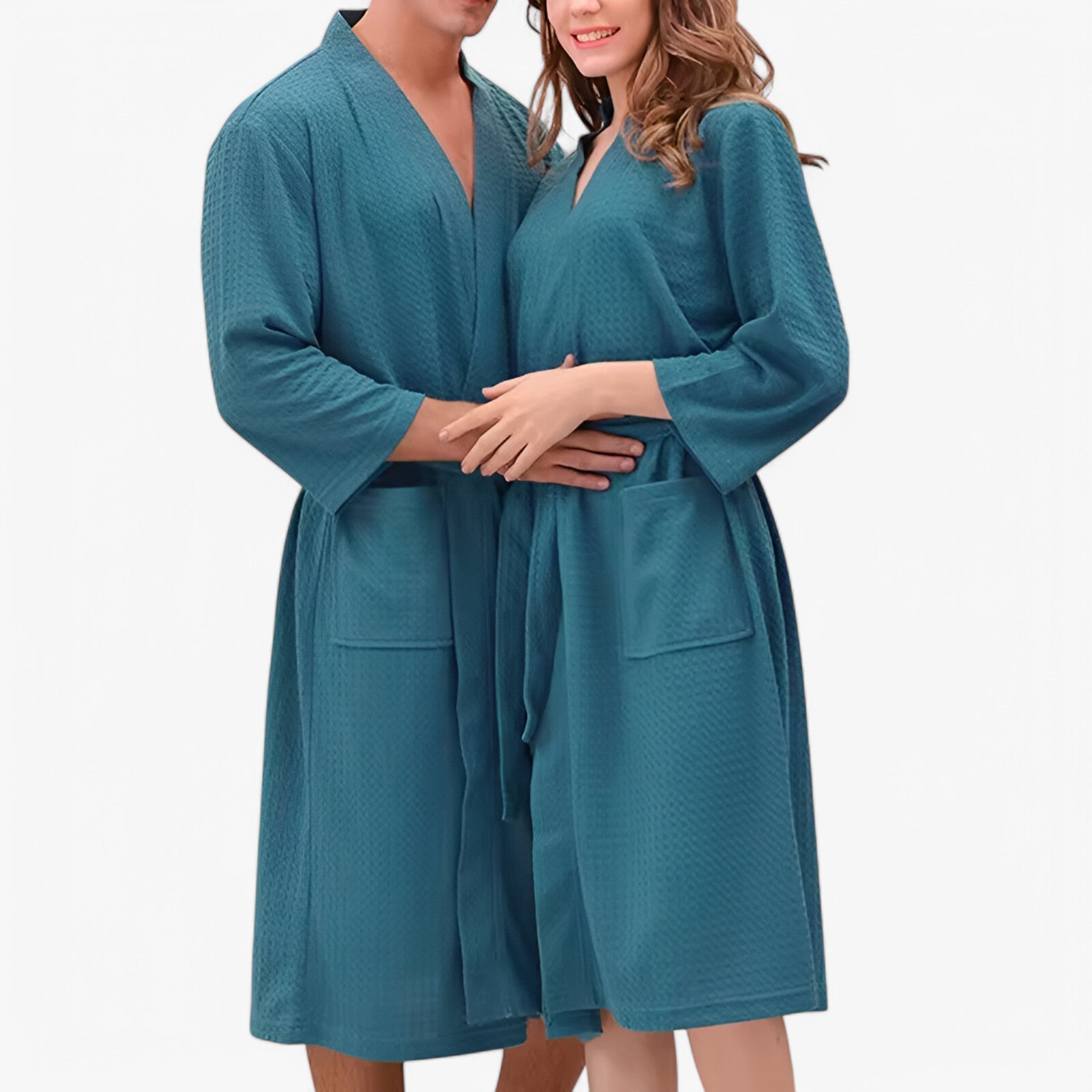 Accappatoio da Donna con Cintura - Verde scuro - accappatoio accappatoio donna cintura donna nova | accappatoio da donna elegante con cintura- € - Concept Palermo