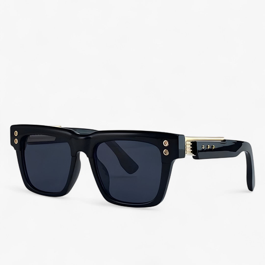 Occhiali da sole steampunk quadrati stile Uomo - Nero Oro Grigio - Fashion Sunglasses men sunglasses polarized mens sunglasses occhiali occhiali sole Polarized man sunglasses quadrati sole steampunk stile sunglasses sunglasses polarized men uomo - Concept Palermo