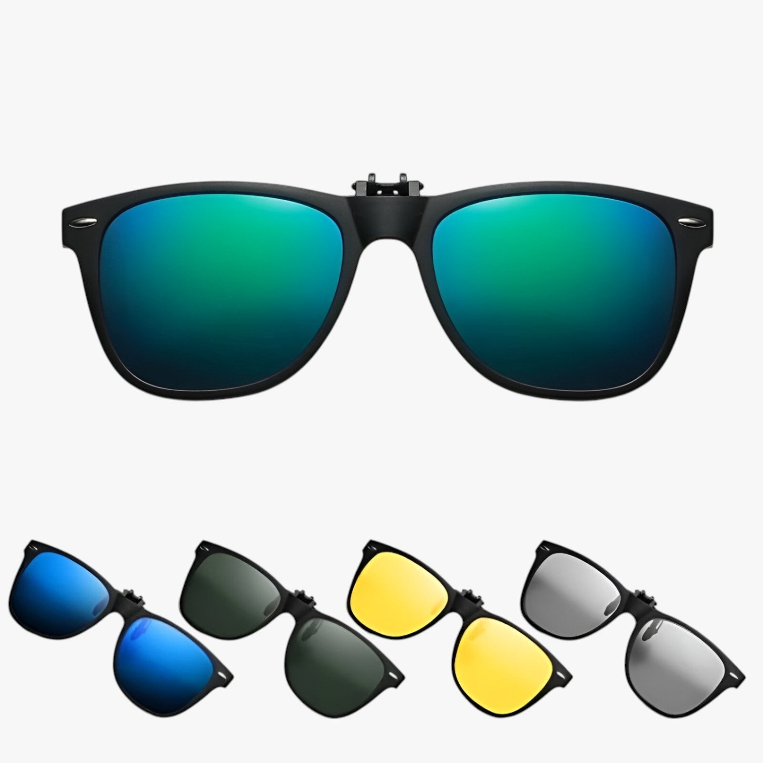 Occhiali da Guida Flip-Up Polarizzati – Visione Nitida Giorno e Notte Uomo - - flip giorno guida mens sunglasses nitida notte occhiali occhiali guida polarizzati sun glasses Sunglasses sunglasses polarized men - Concept Palermo