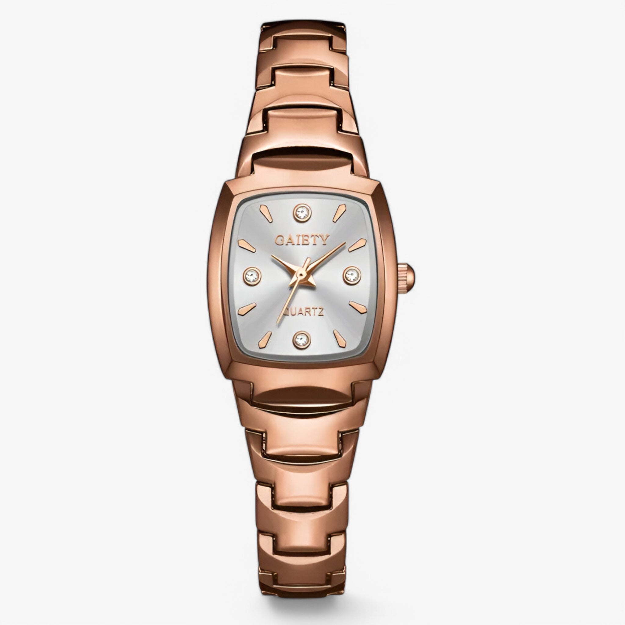 Orologio da donna casual al quarzo con cinturino in acciaio inox - marrone bianco - acciaio casual cinturino donna female watch inox orologio orologio donna quarzo watch for women - Concept Palermo