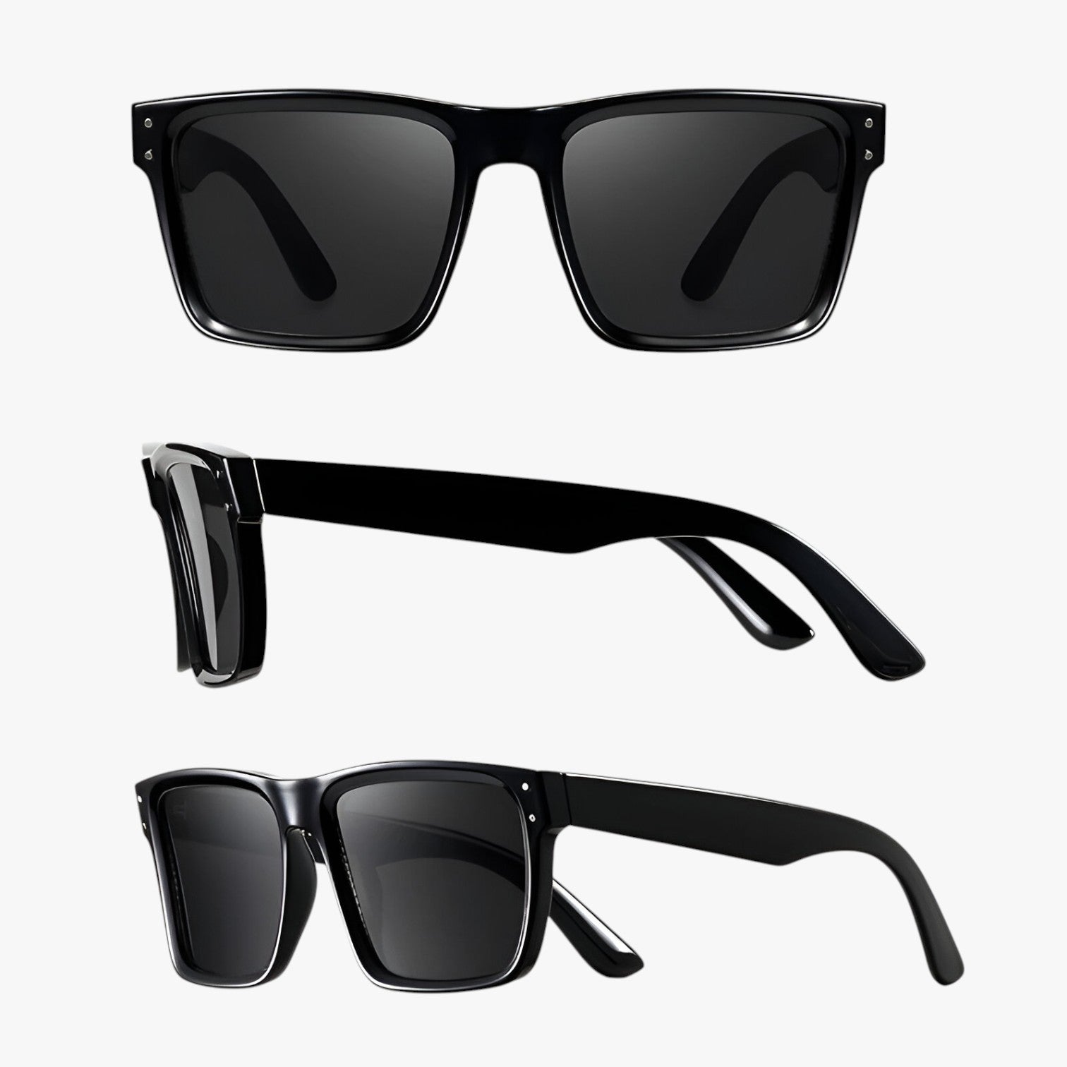 Occhiali da sole oversize quadrati da guida – Protezione UV antiriflesso Uomo - - antiriflesso guida occhiali occhiali sole oversize Polarized man sunglasses protezione quadrati sole sun glasses sunglasses polarized men - Concept Palermo