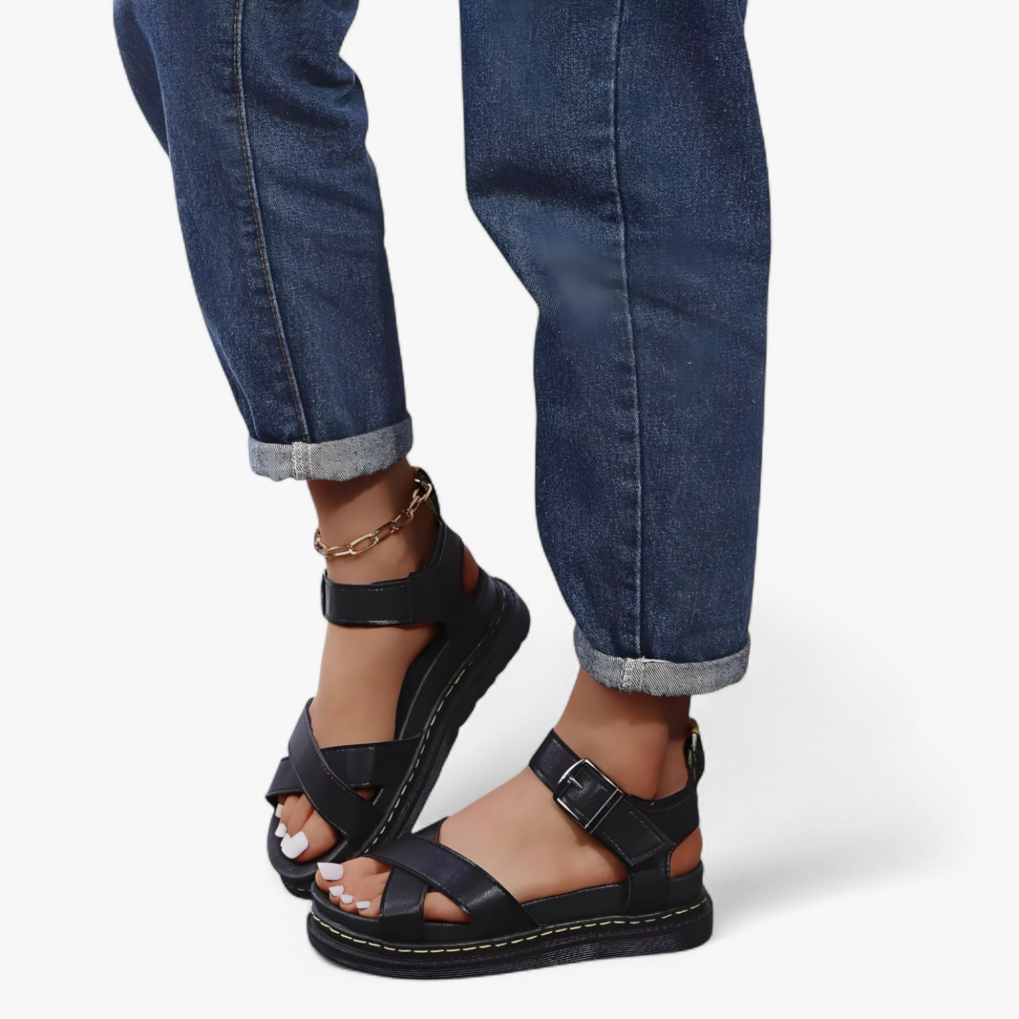 Sandalias de tiras - modernas y prácticas para hombre